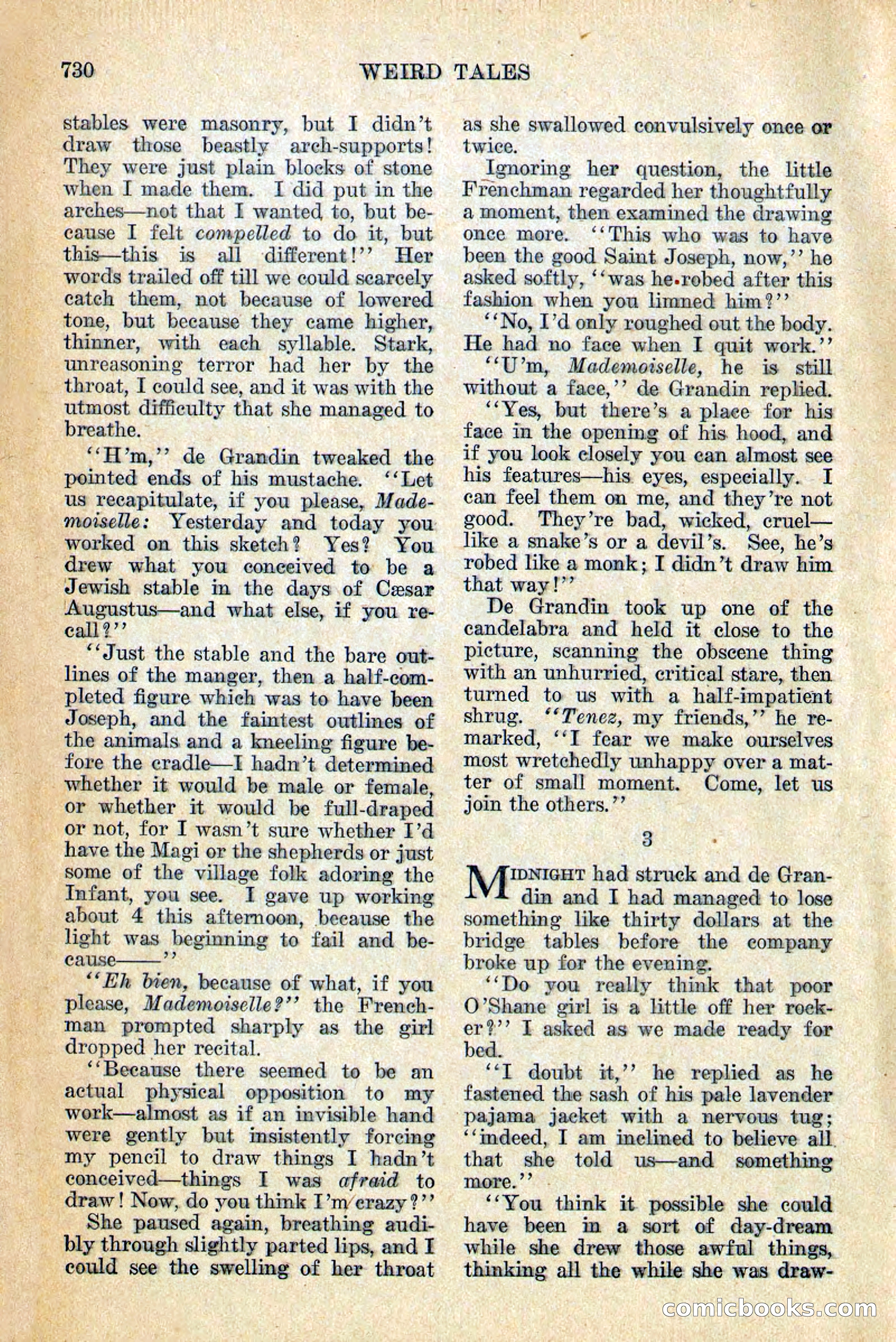 Weird Tales, December 1928 — page 12 of 148