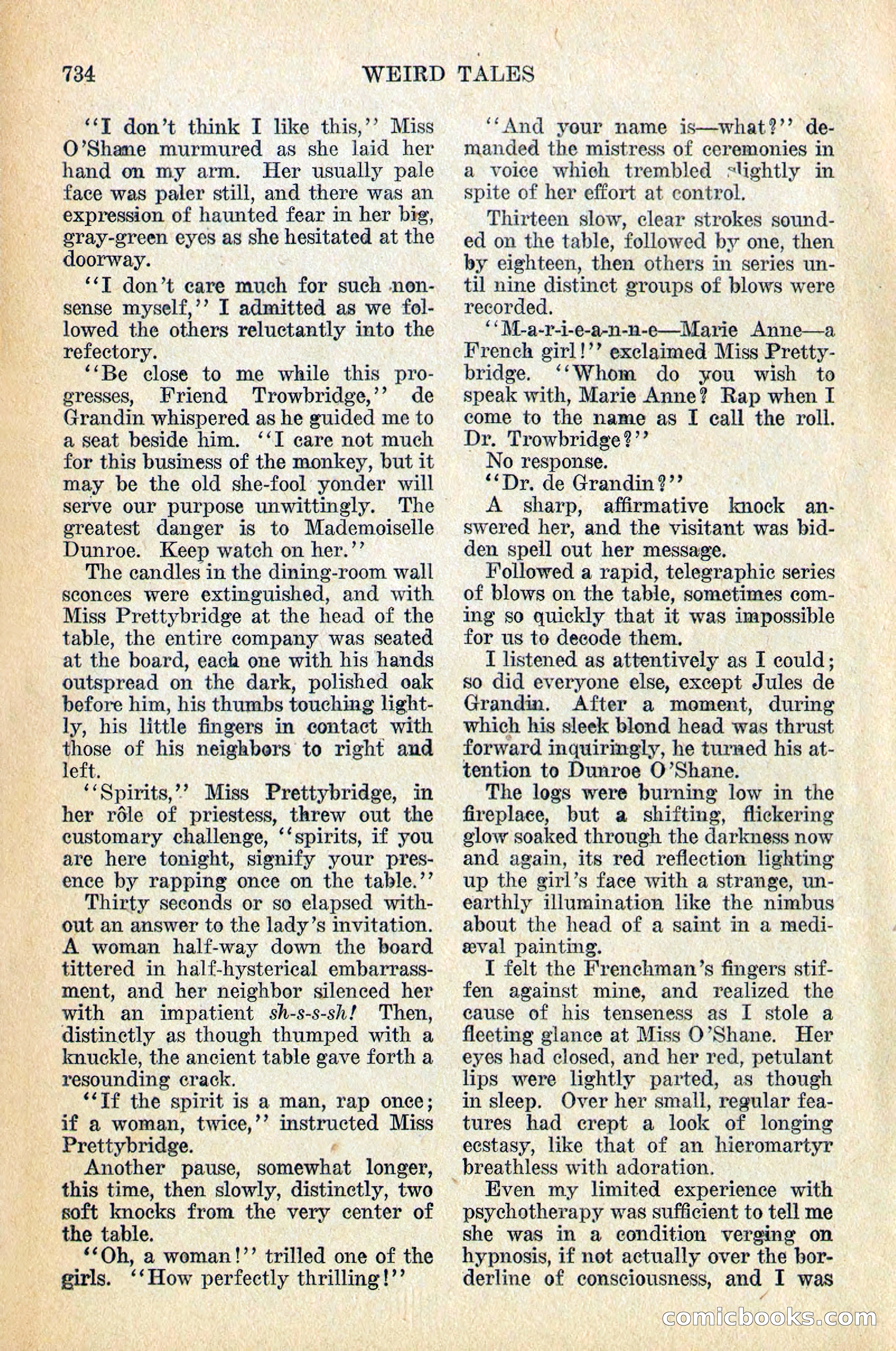 Weird Tales, December 1928 — page 16 of 148