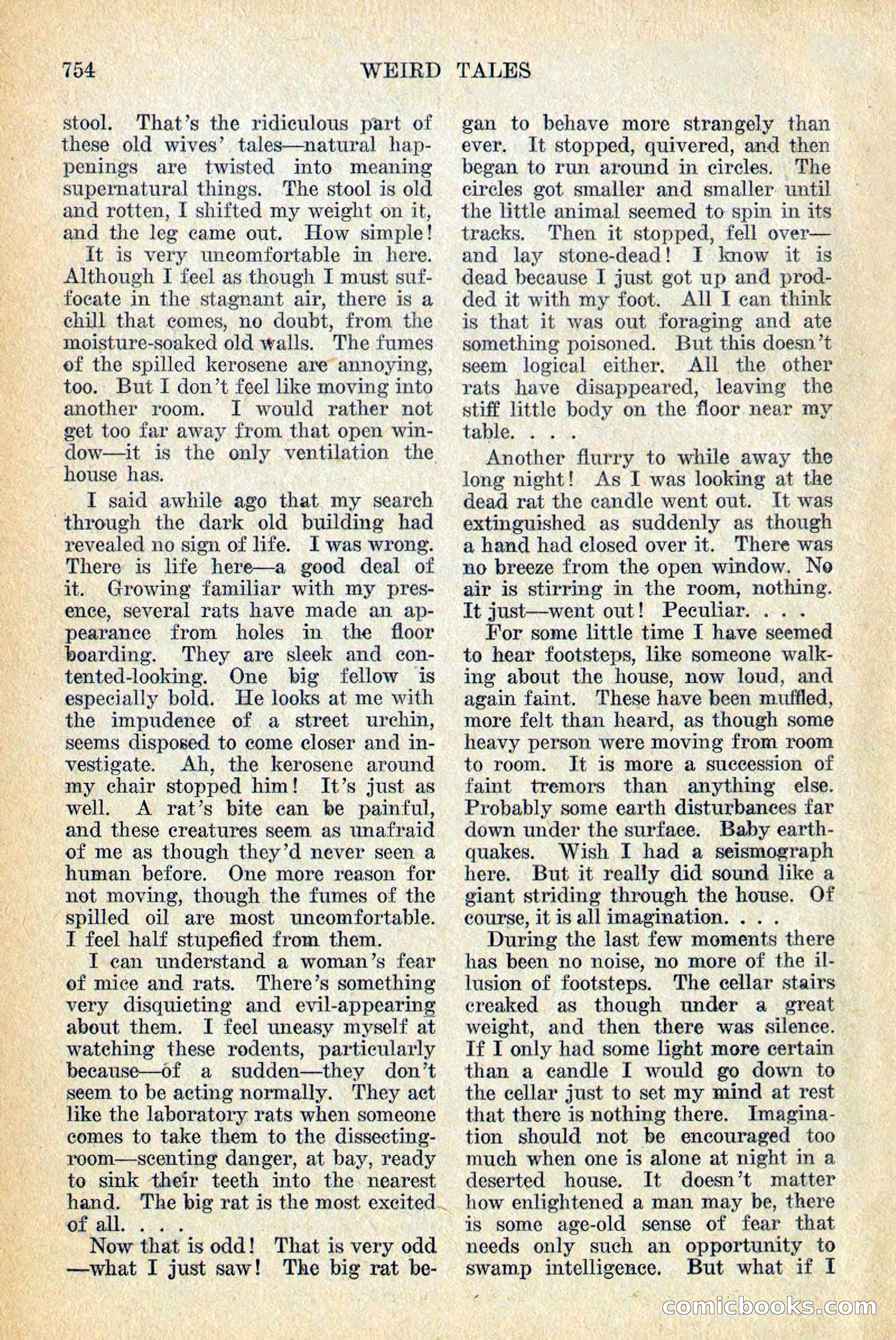 Weird Tales, December 1928 — page 36 of 148