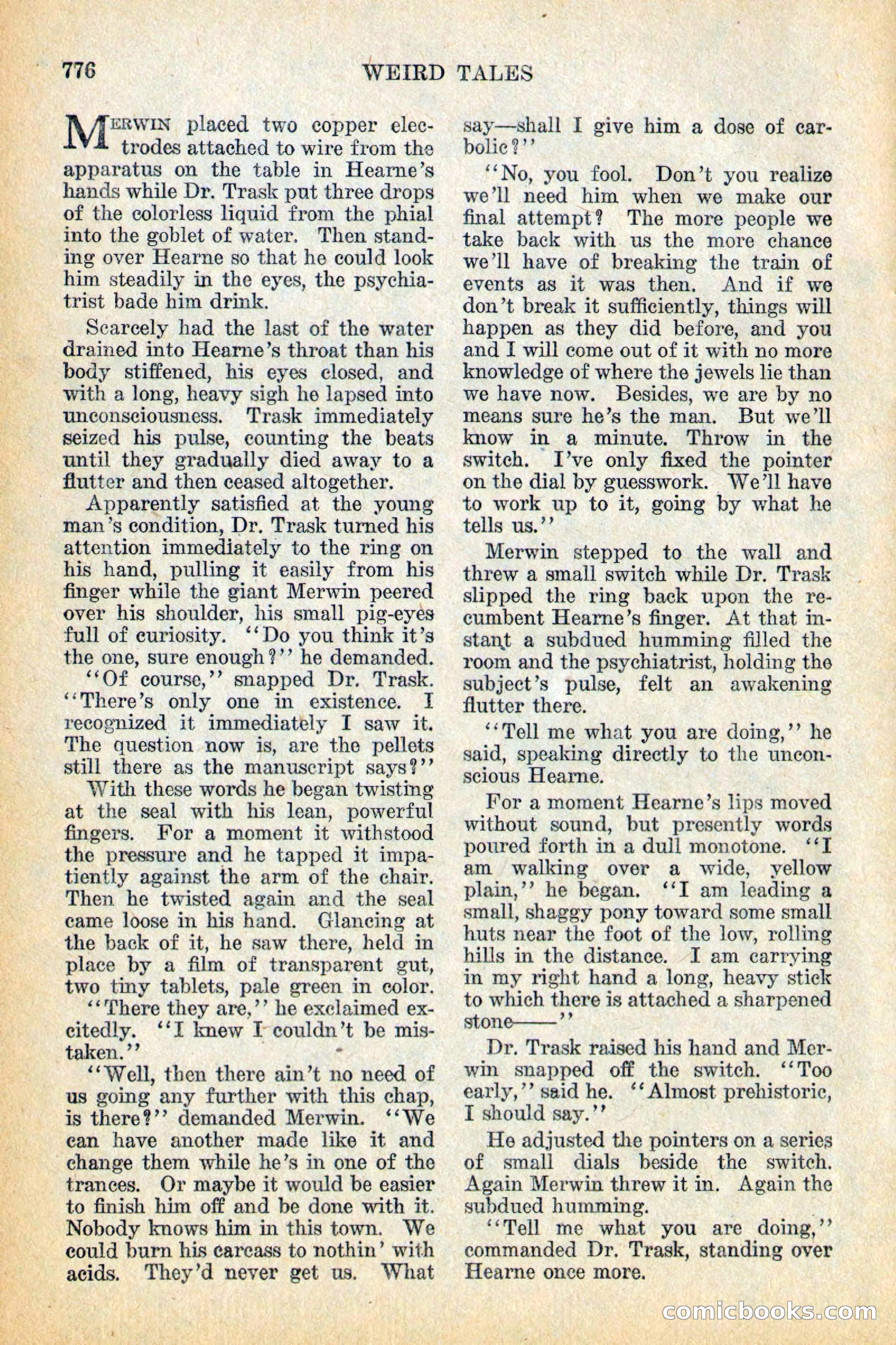 Weird Tales, December 1928 — page 58 of 148