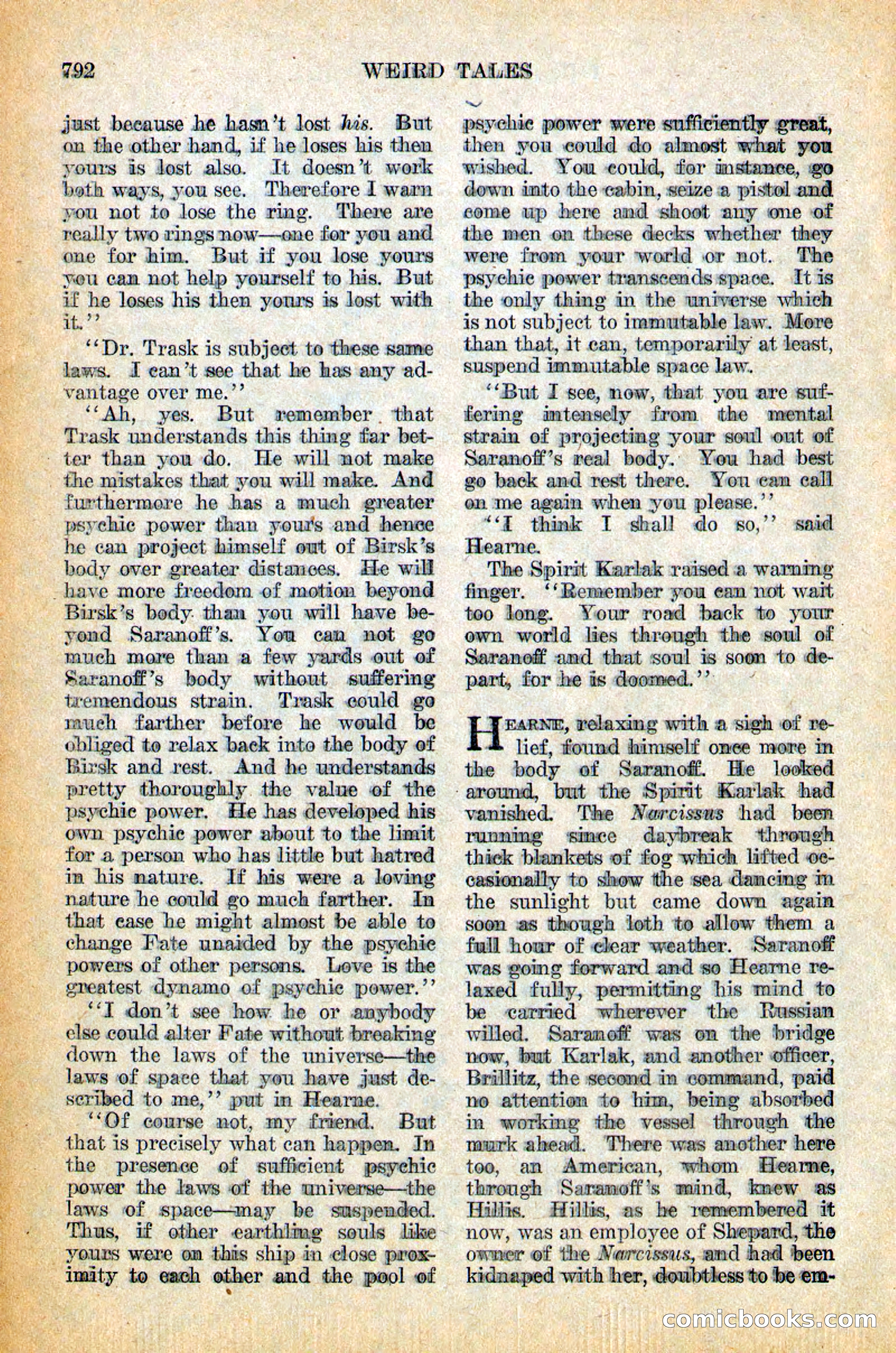 Weird Tales, December 1928 — page 74 of 148