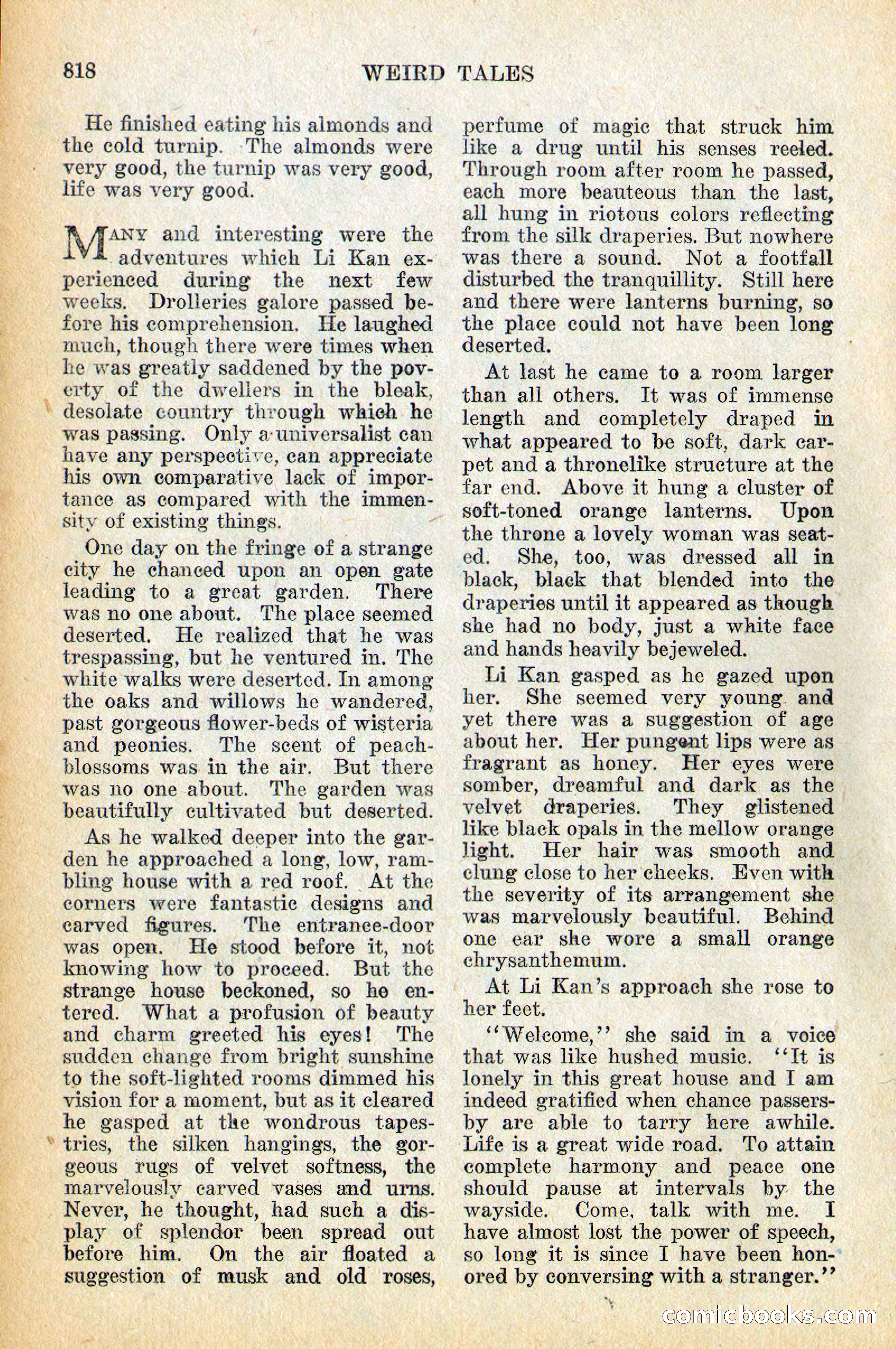 Weird Tales, December 1928 — page 100 of 148
