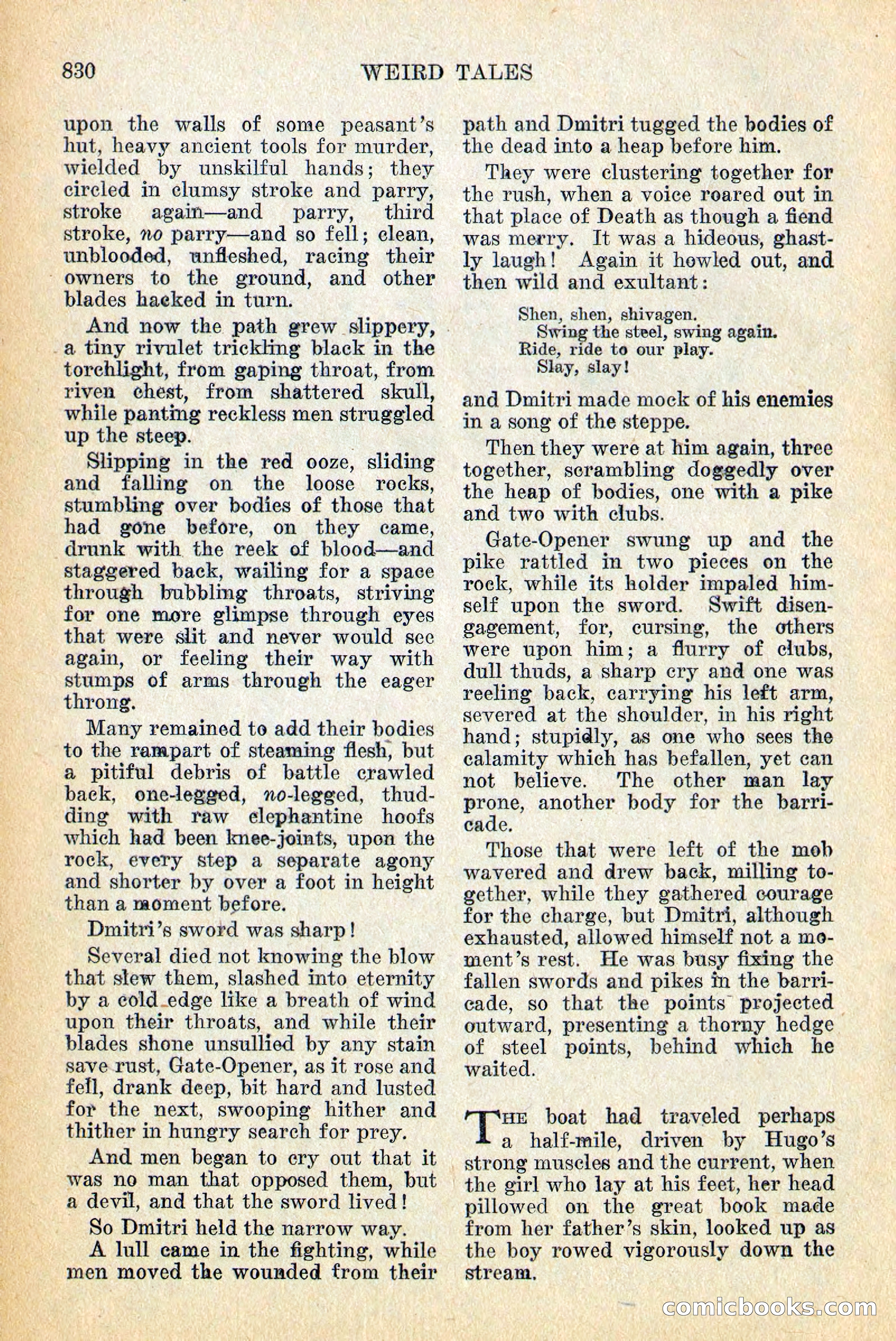 Weird Tales, December 1928 — page 112 of 148