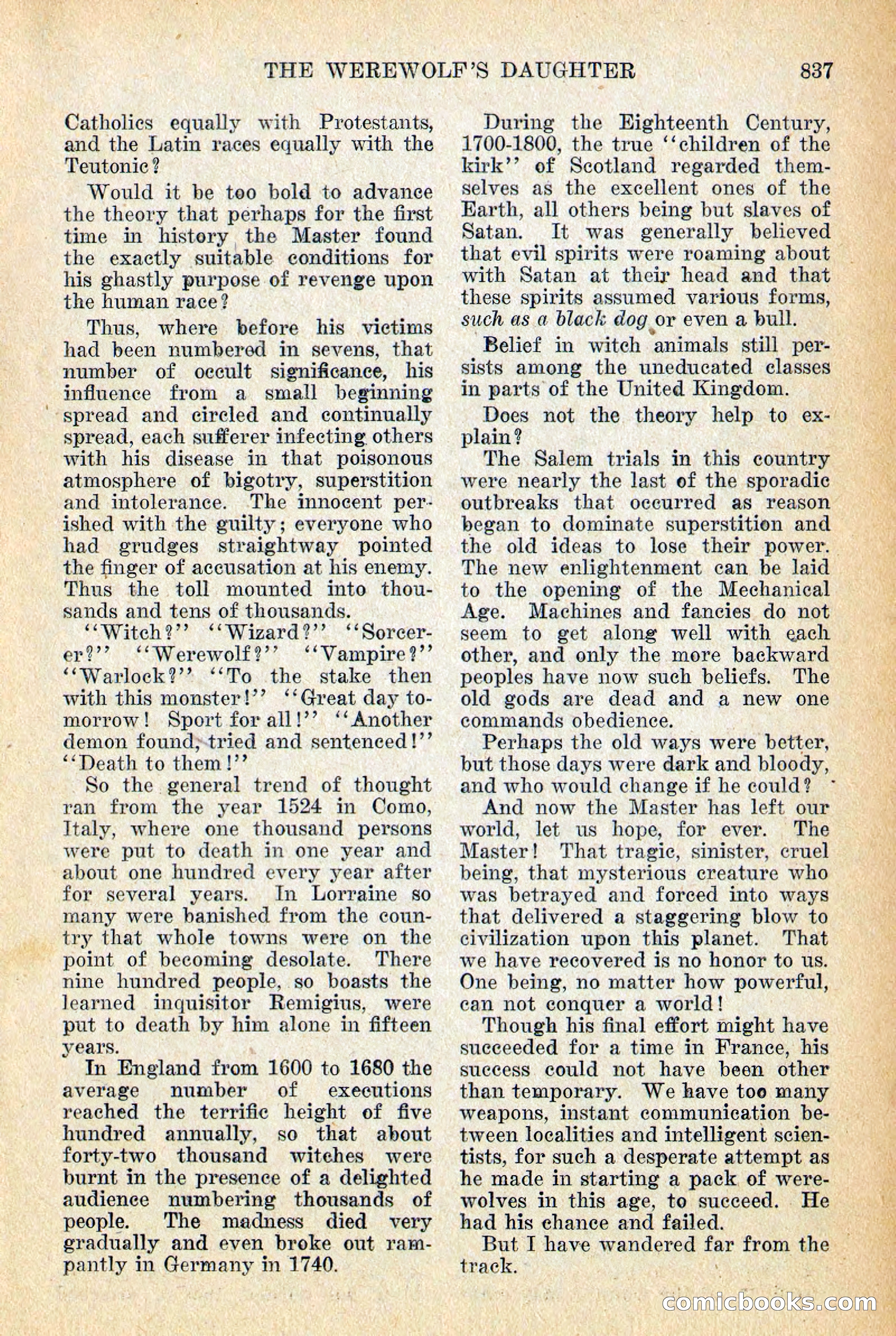 Weird Tales, December 1928 — page 119 of 148