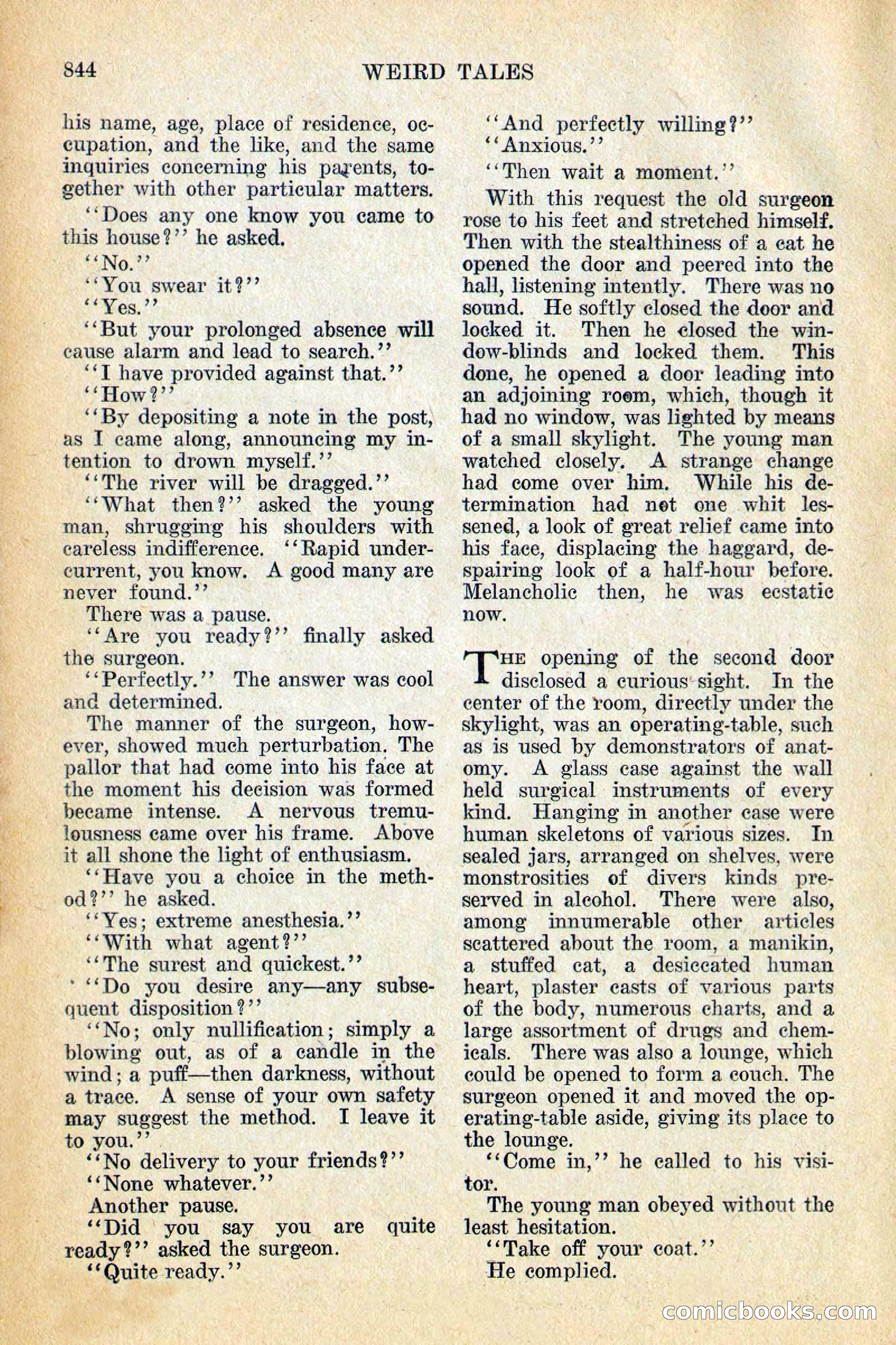 Weird Tales, December 1928 — page 126 of 148