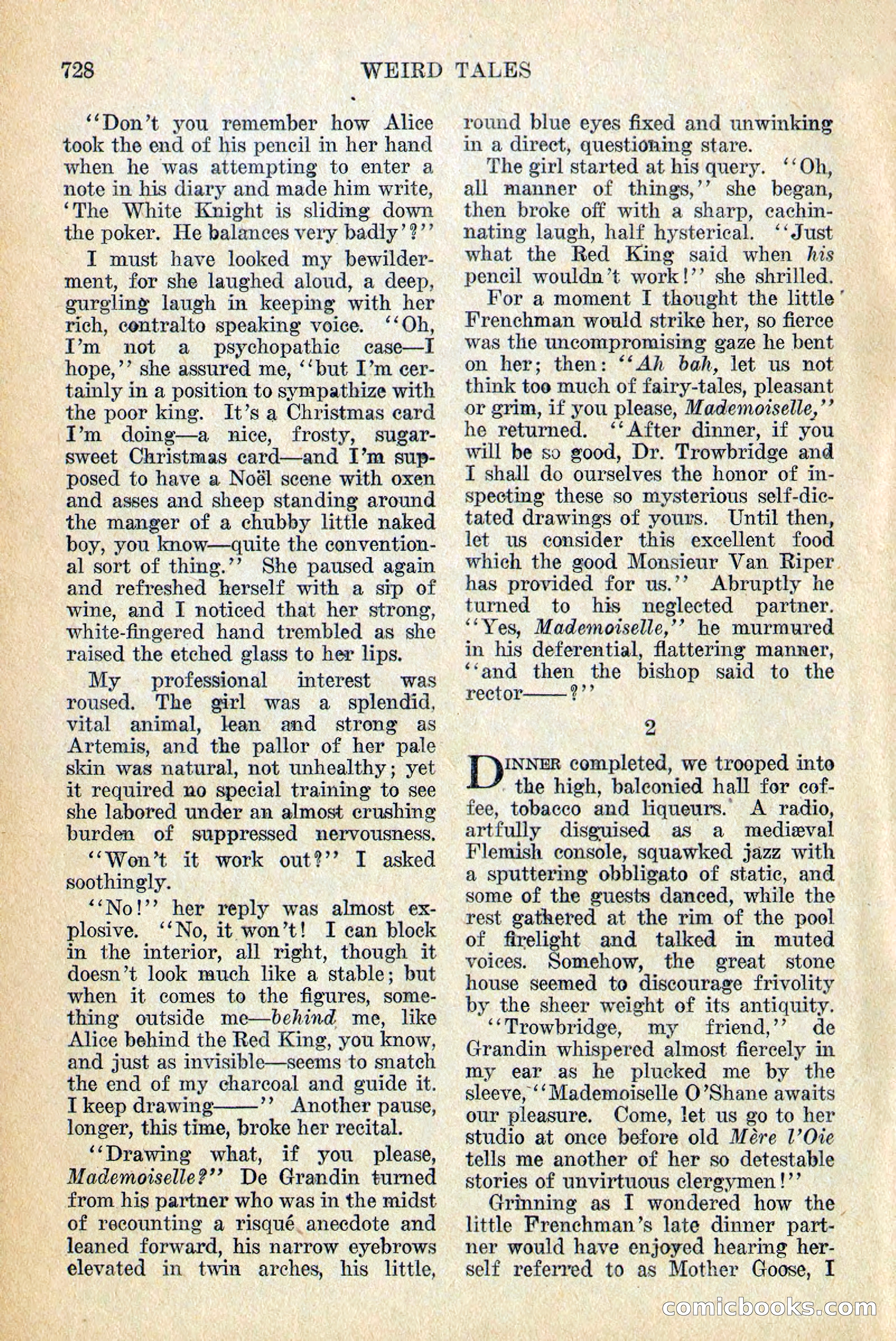 Weird Tales, Vol. 12, No. 6 — page 10 of 148