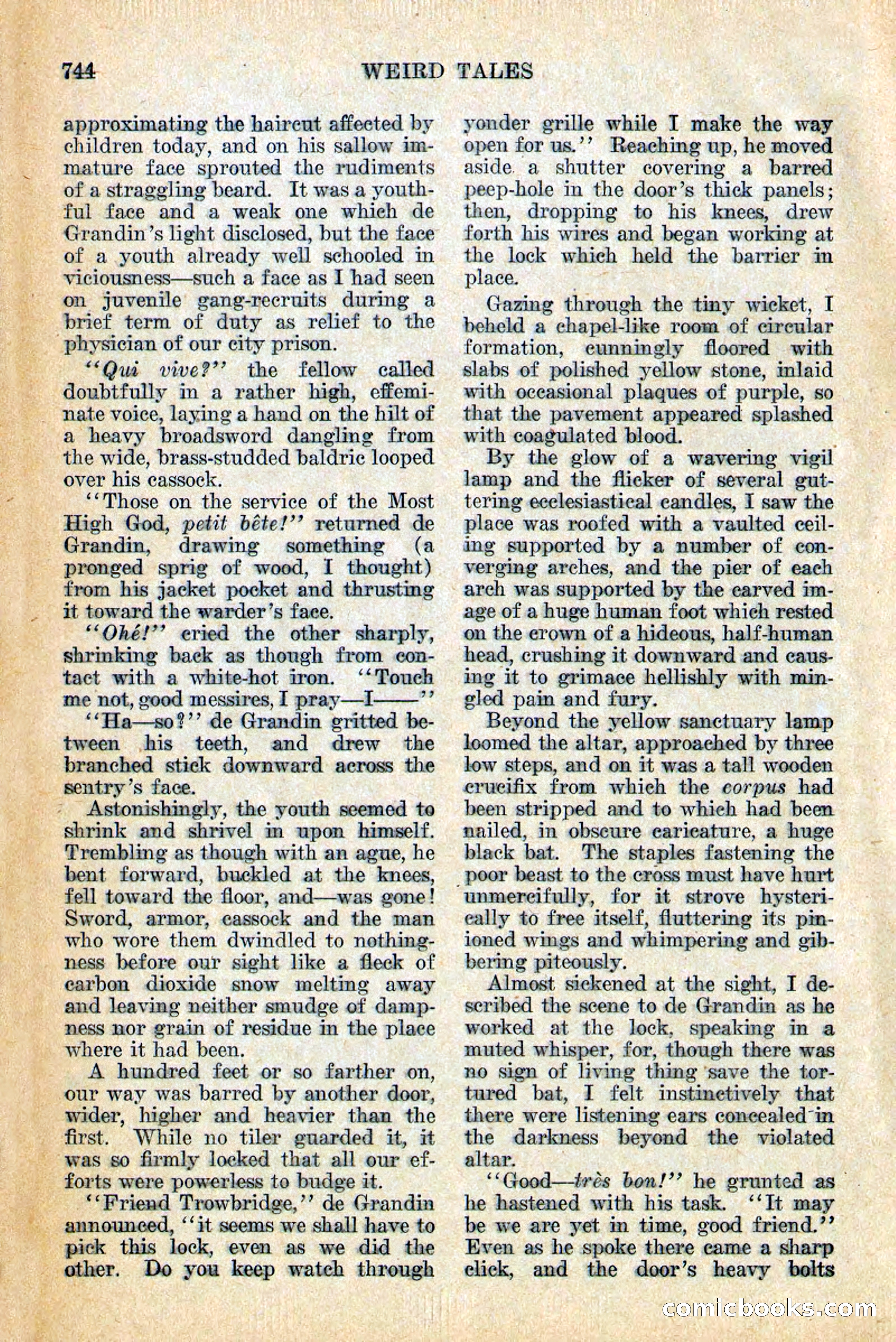 Weird Tales, Vol. 12, No. 6 — page 26 of 148