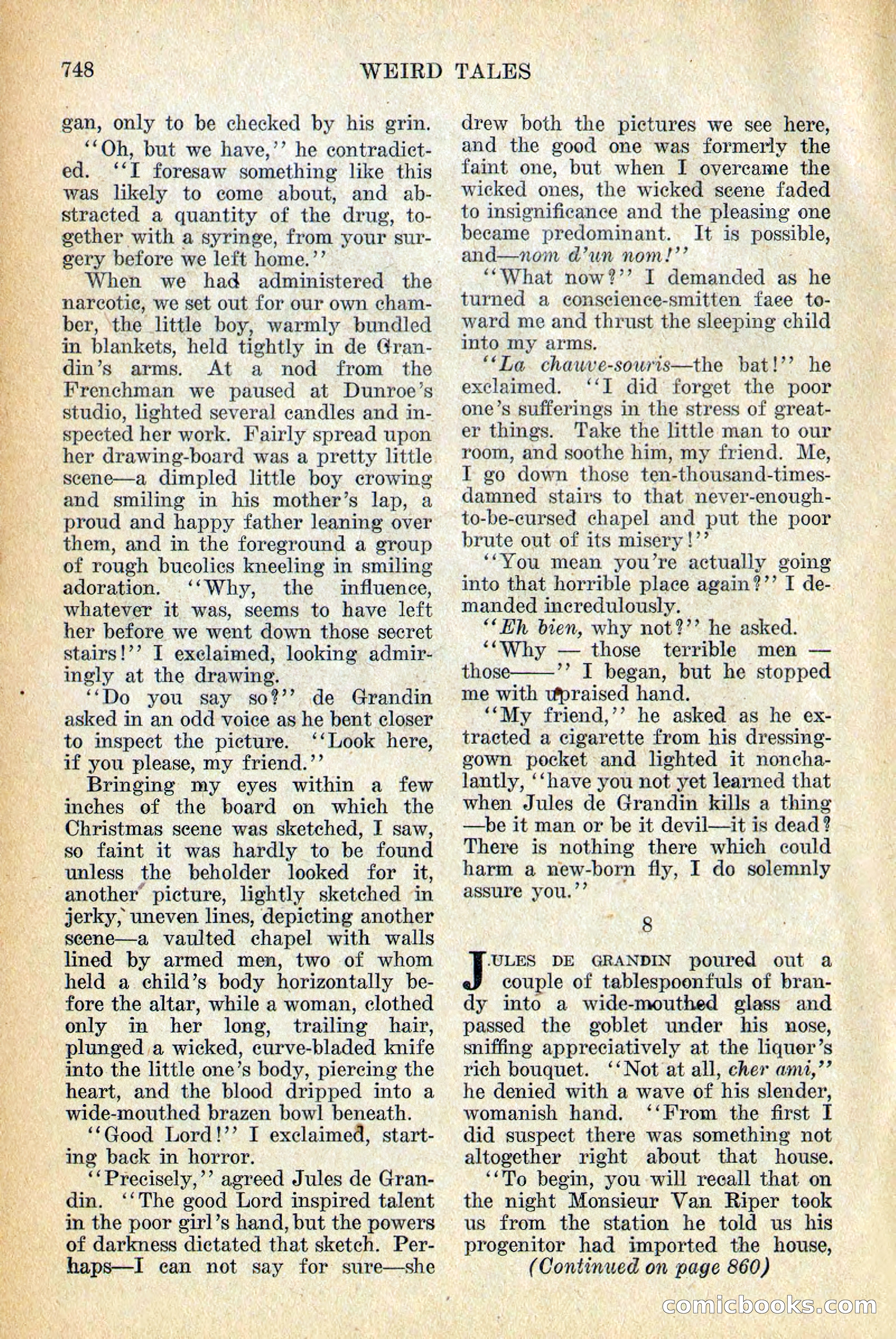 Weird Tales, Vol. 12, No. 6 — page 30 of 148