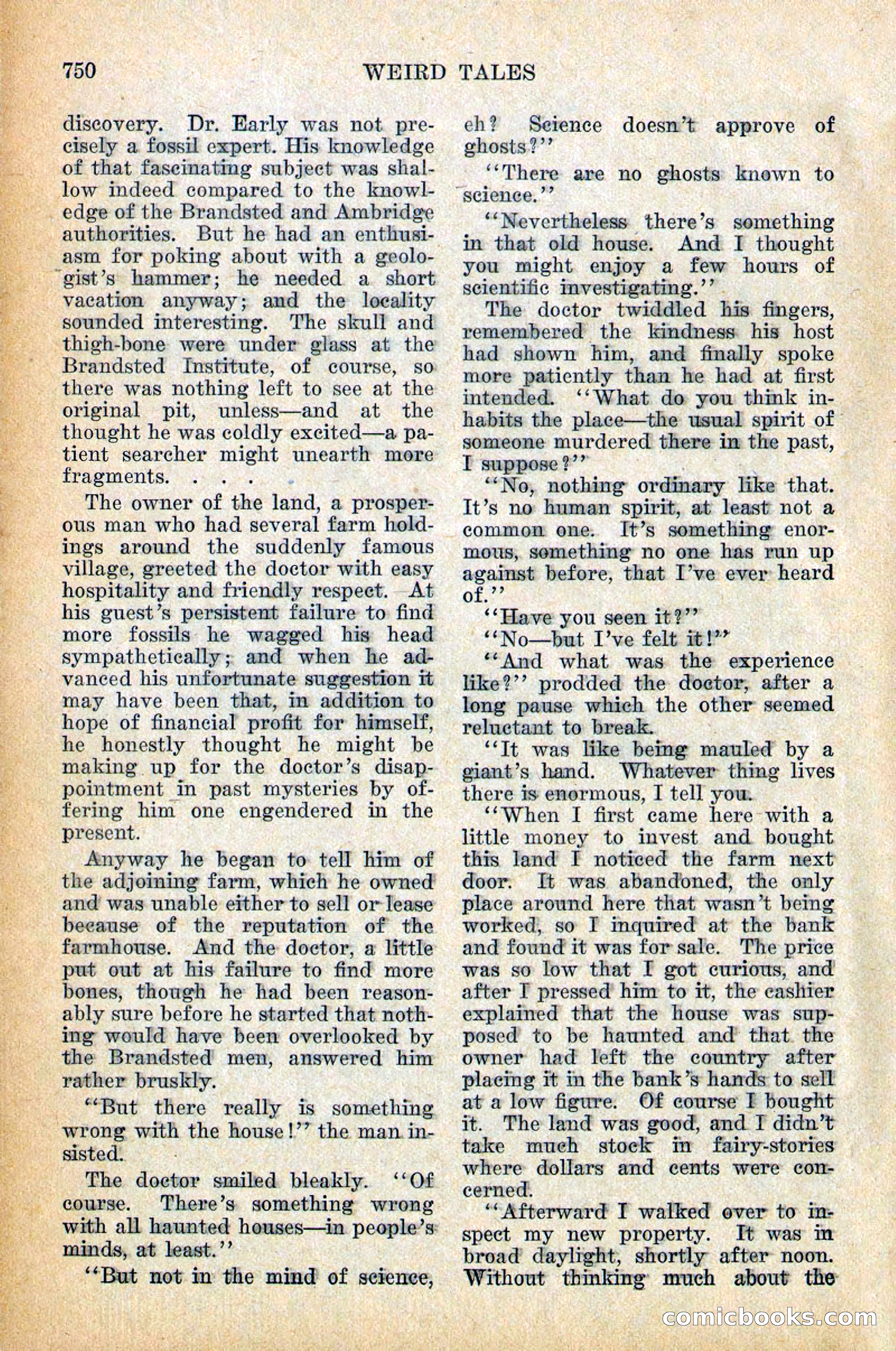 Weird Tales, Vol. 12, No. 6 — page 32 of 148