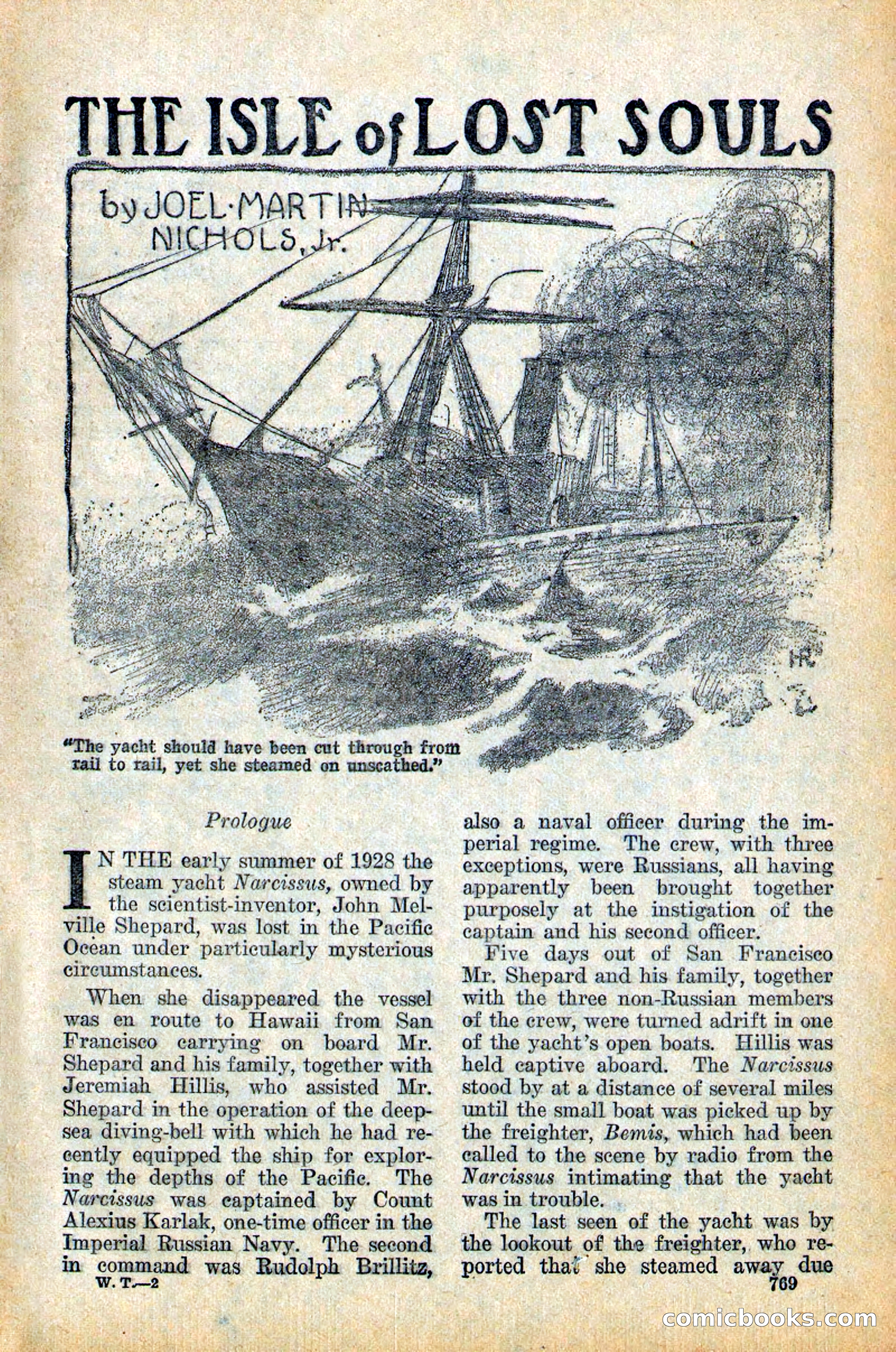 Weird Tales, Vol. 12, No. 6 — page 51 of 148