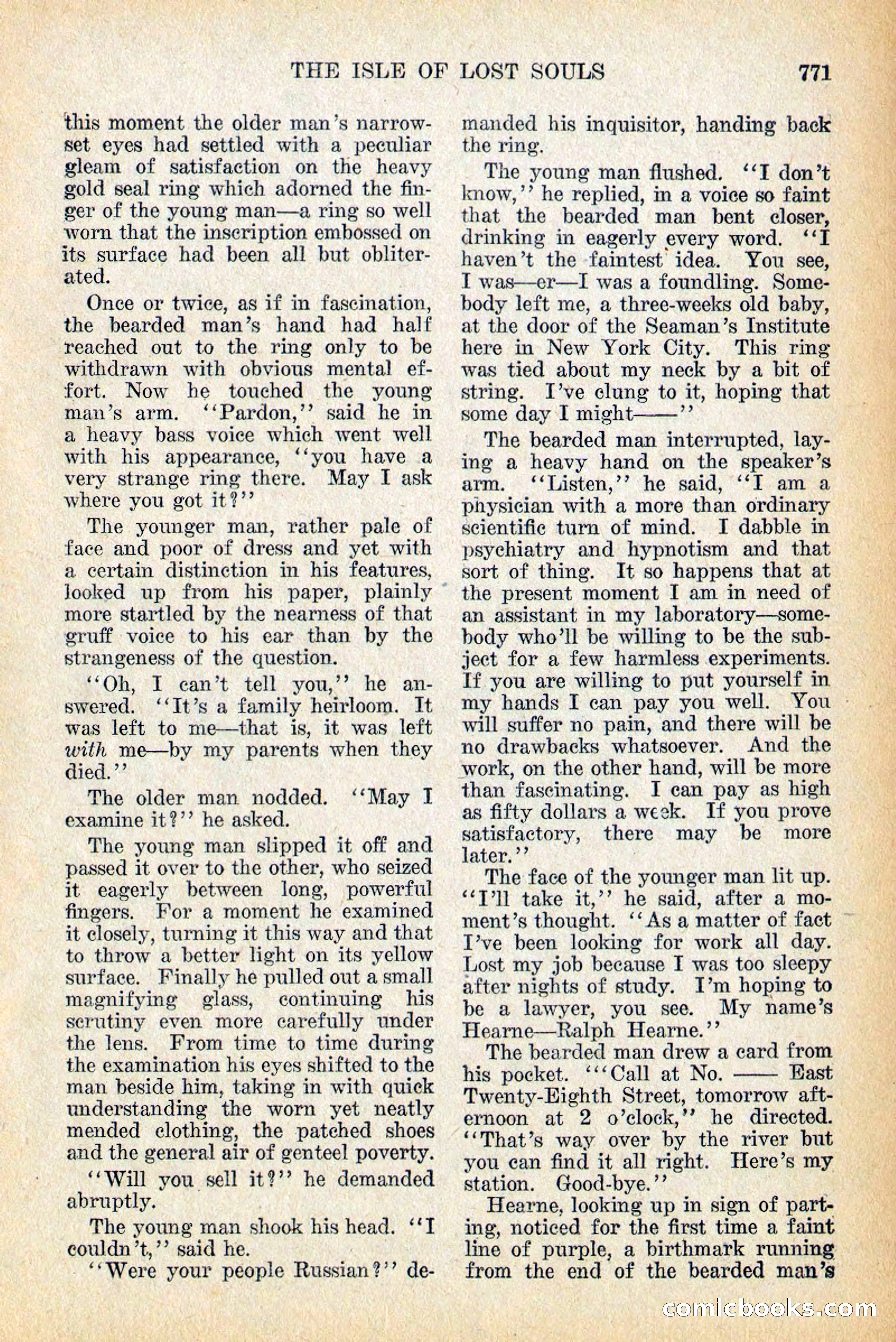 Weird Tales, Vol. 12, No. 6 — page 53 of 148