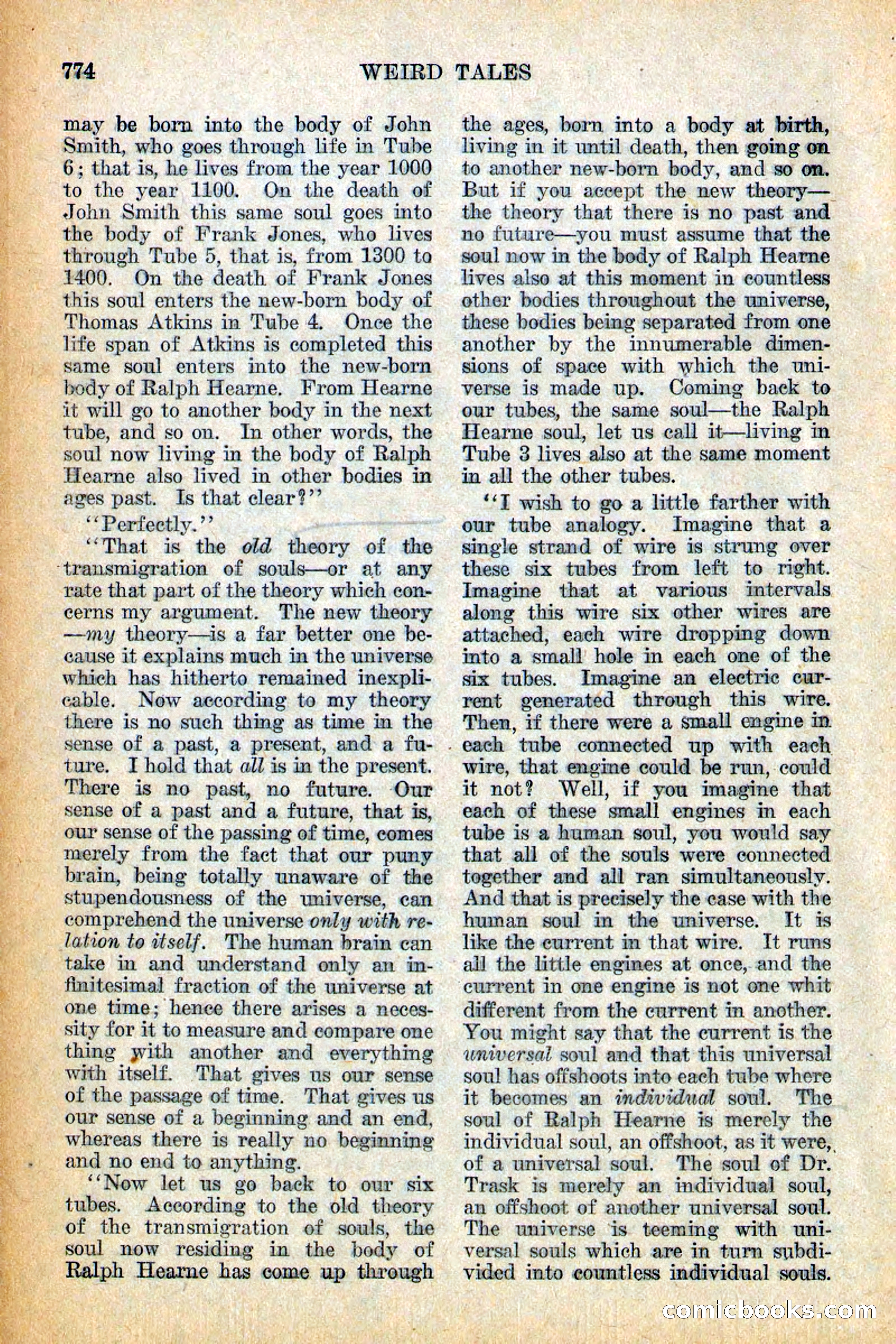 Weird Tales, Vol. 12, No. 6 — page 56 of 148