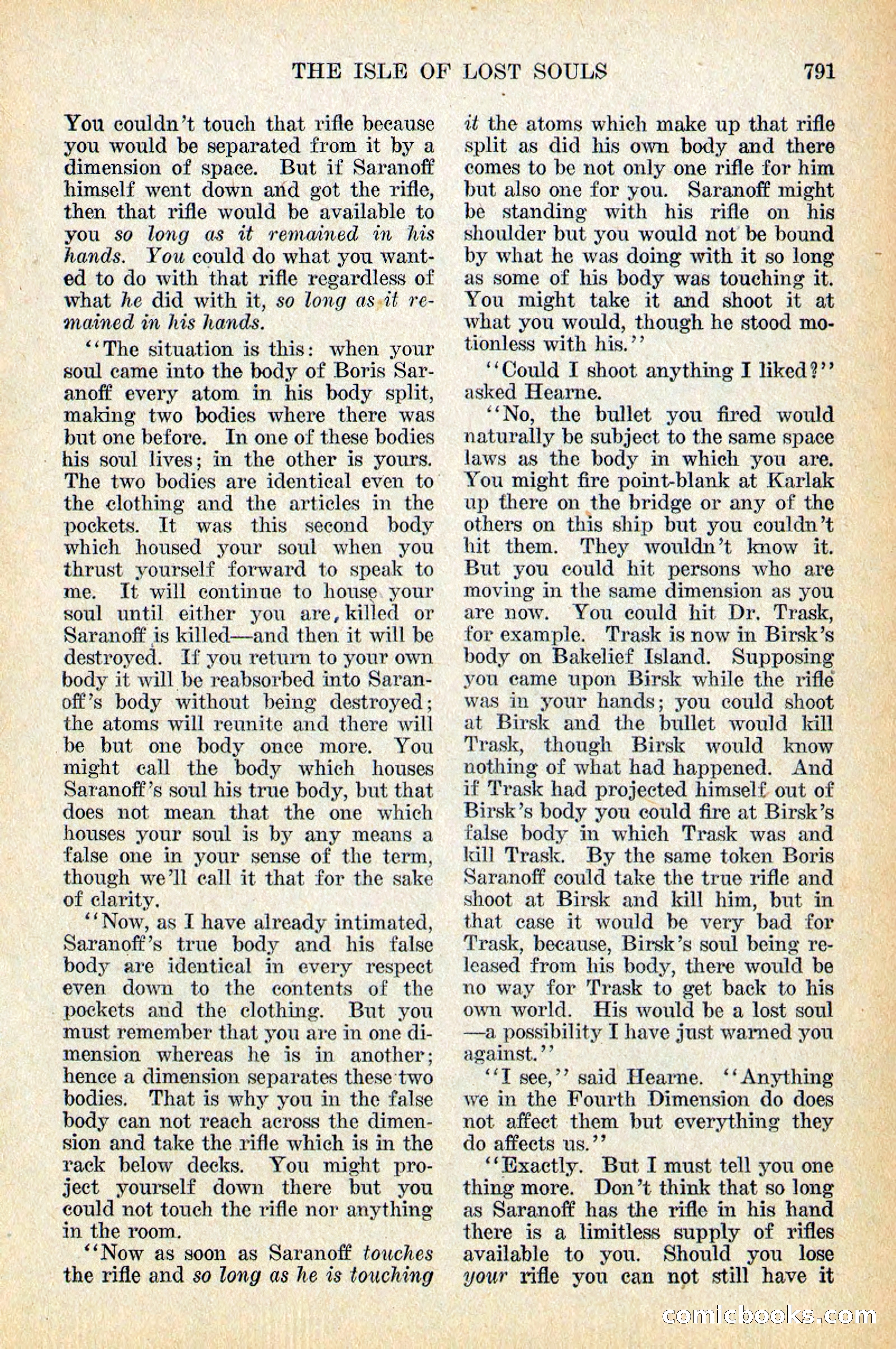 Weird Tales, Vol. 12, No. 6 — page 73 of 148