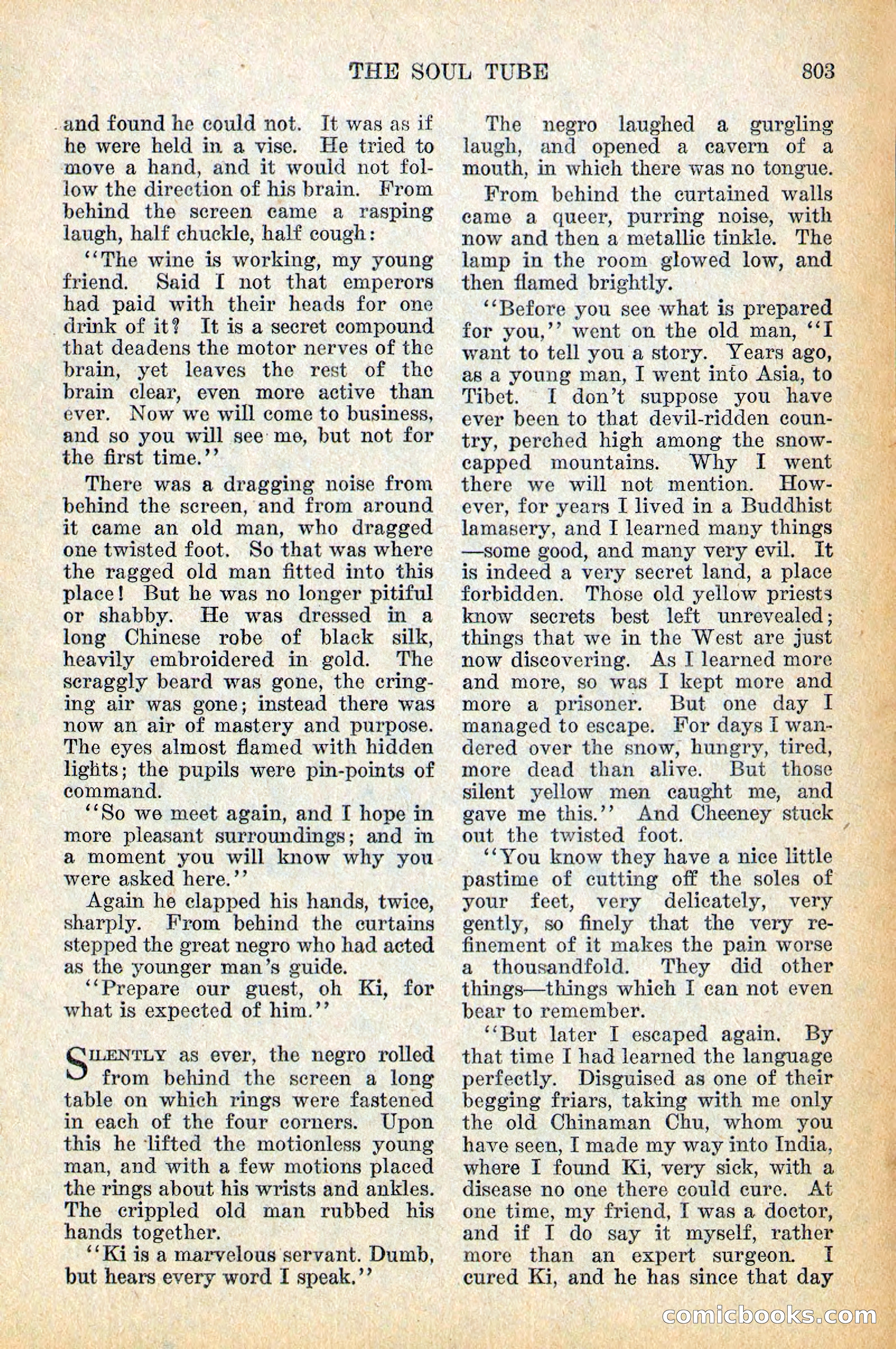 Weird Tales, Vol. 12, No. 6 — page 85 of 148