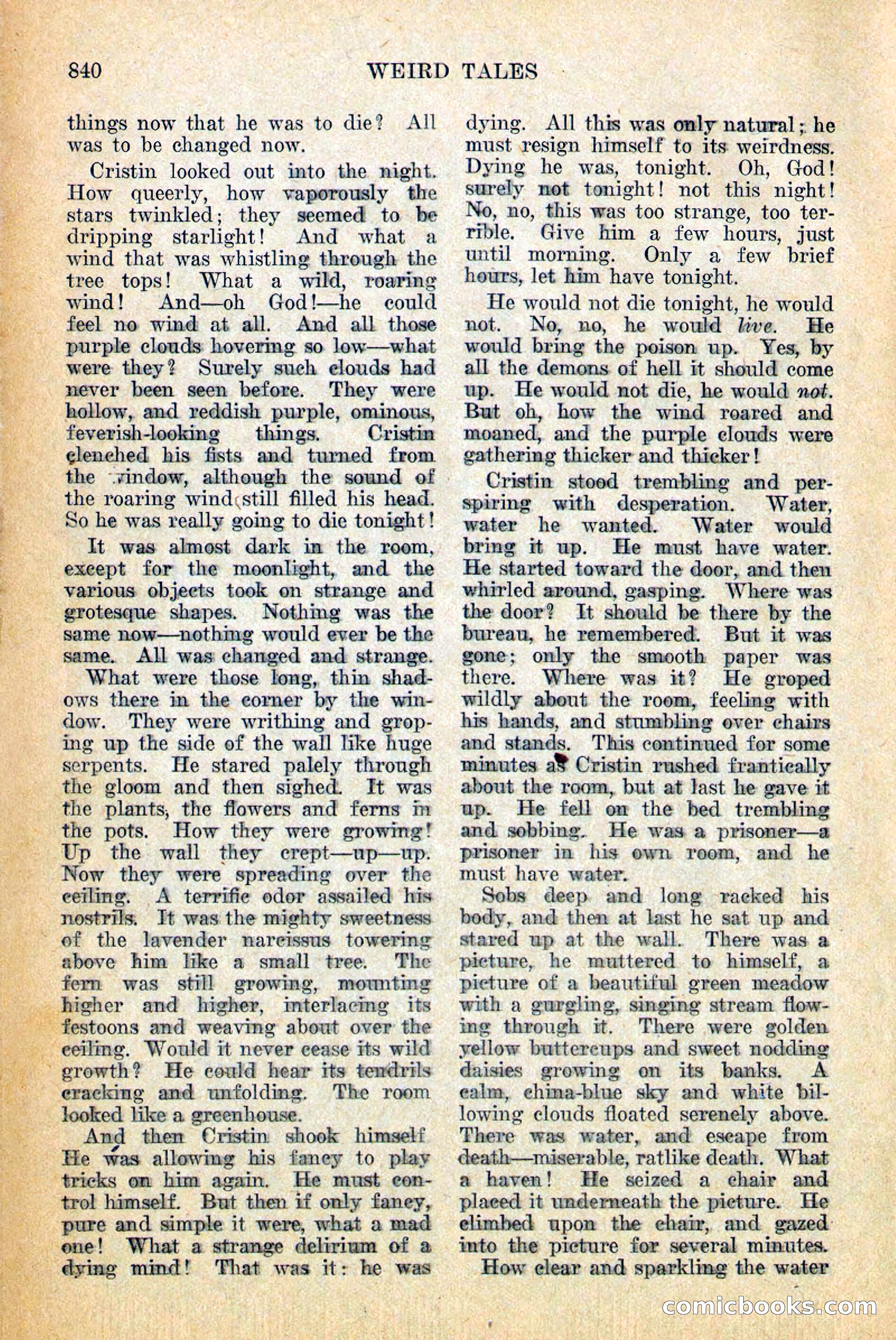 Weird Tales, Vol. 12, No. 6 — page 122 of 148