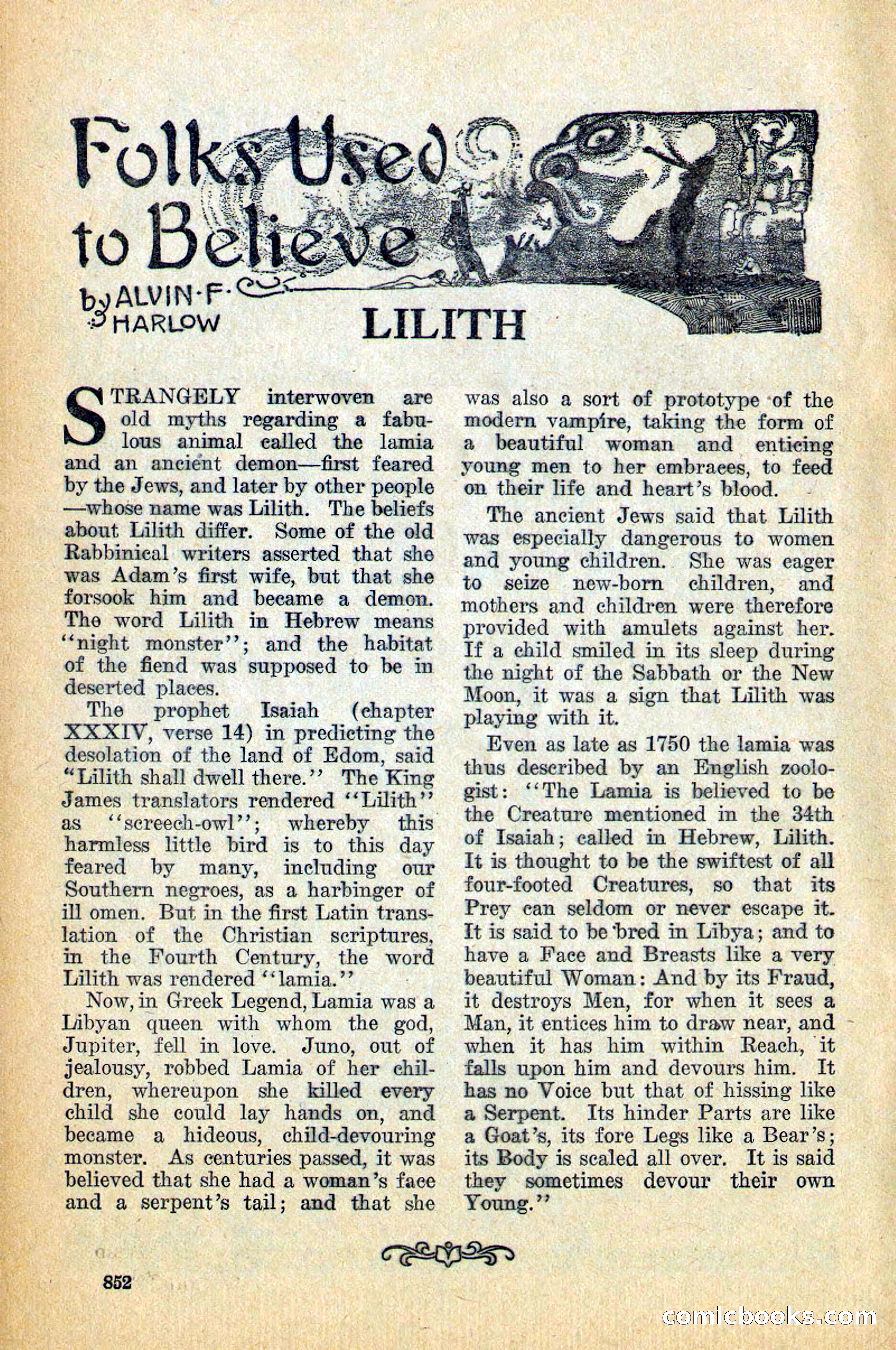 Weird Tales, Vol. 12, No. 6 — page 134 of 148