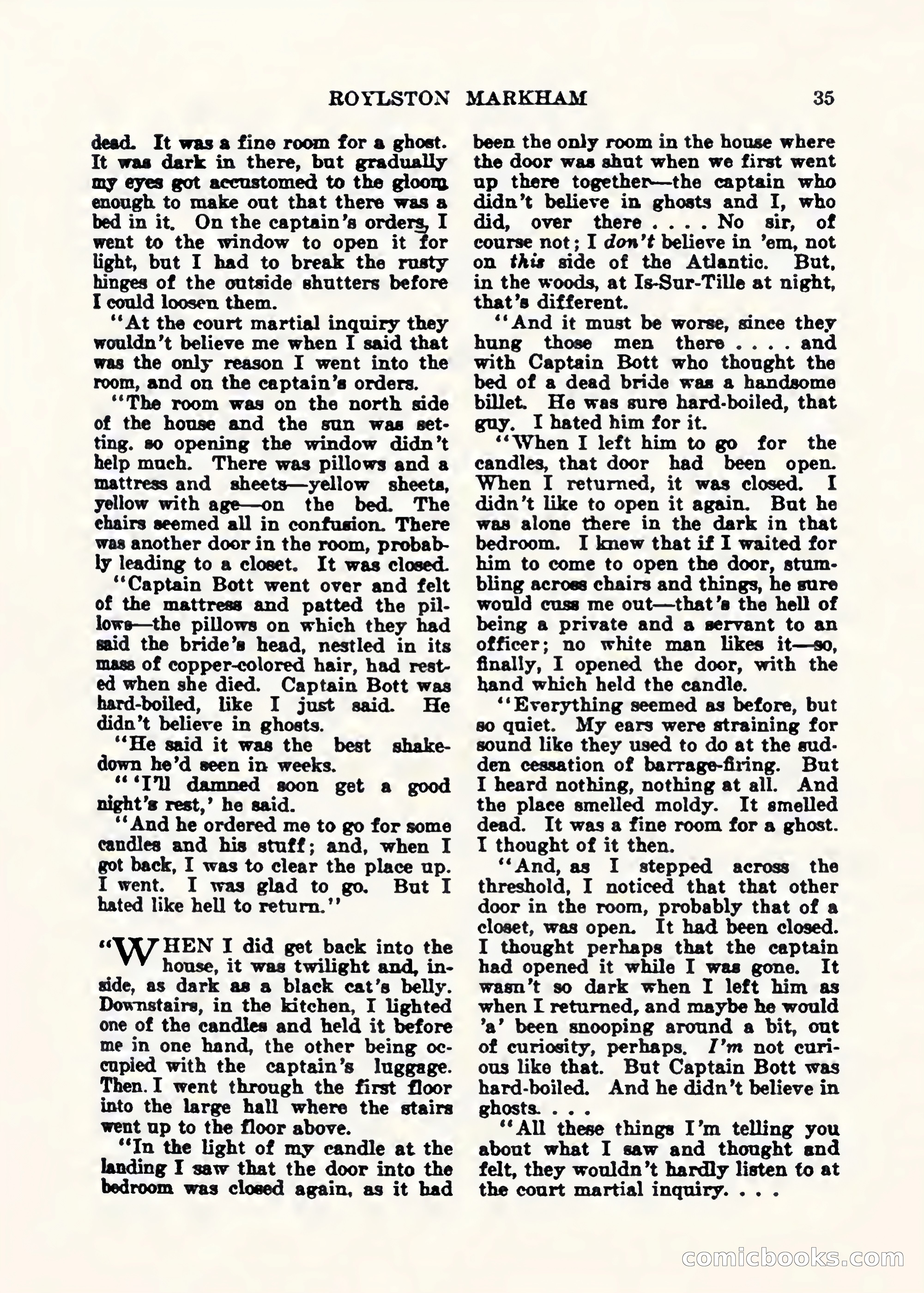 Weird Tales, Vol. 1, No. 2 — page 36 of 194