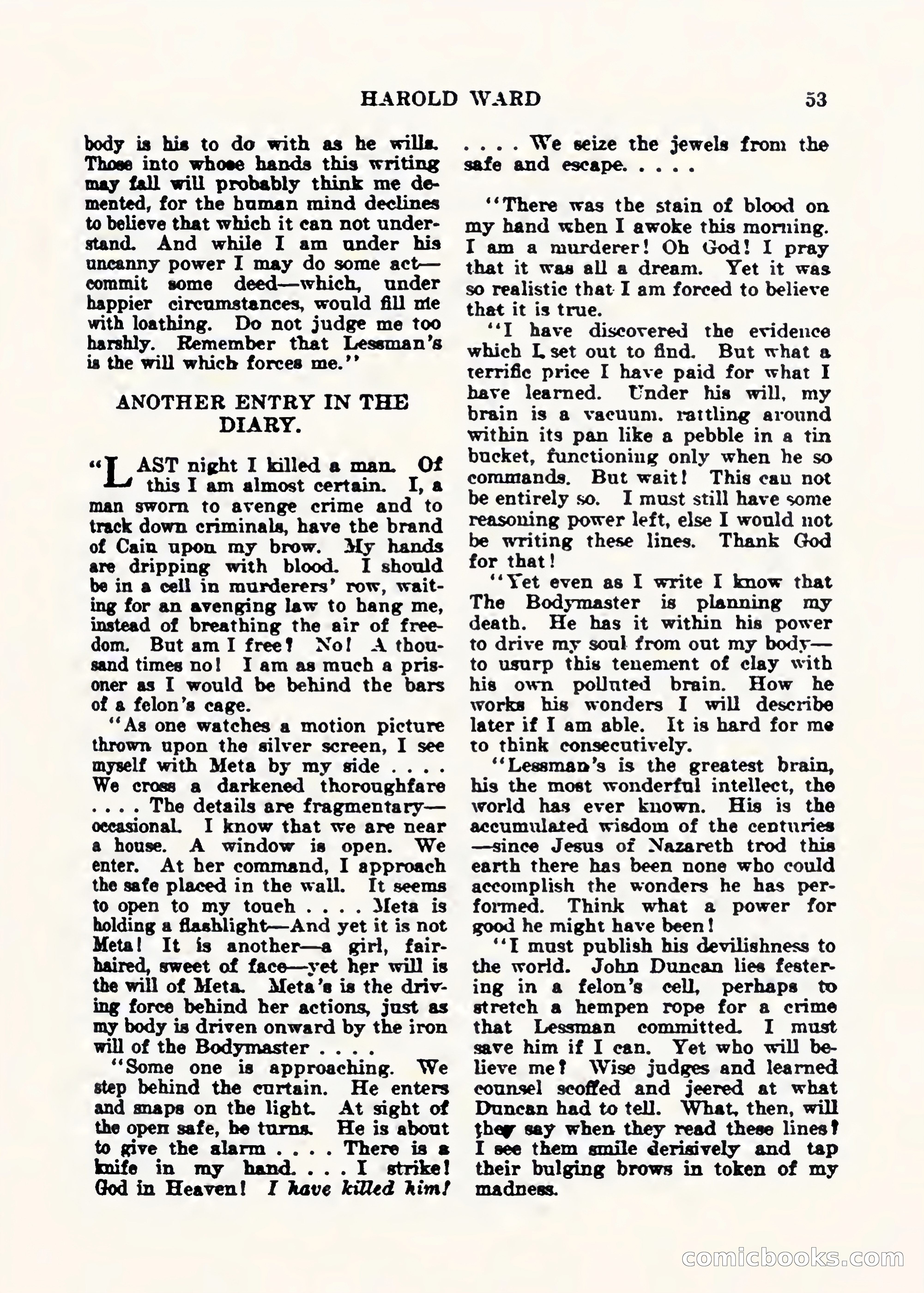 Weird Tales, Vol. 1, No. 2 — page 54 of 194