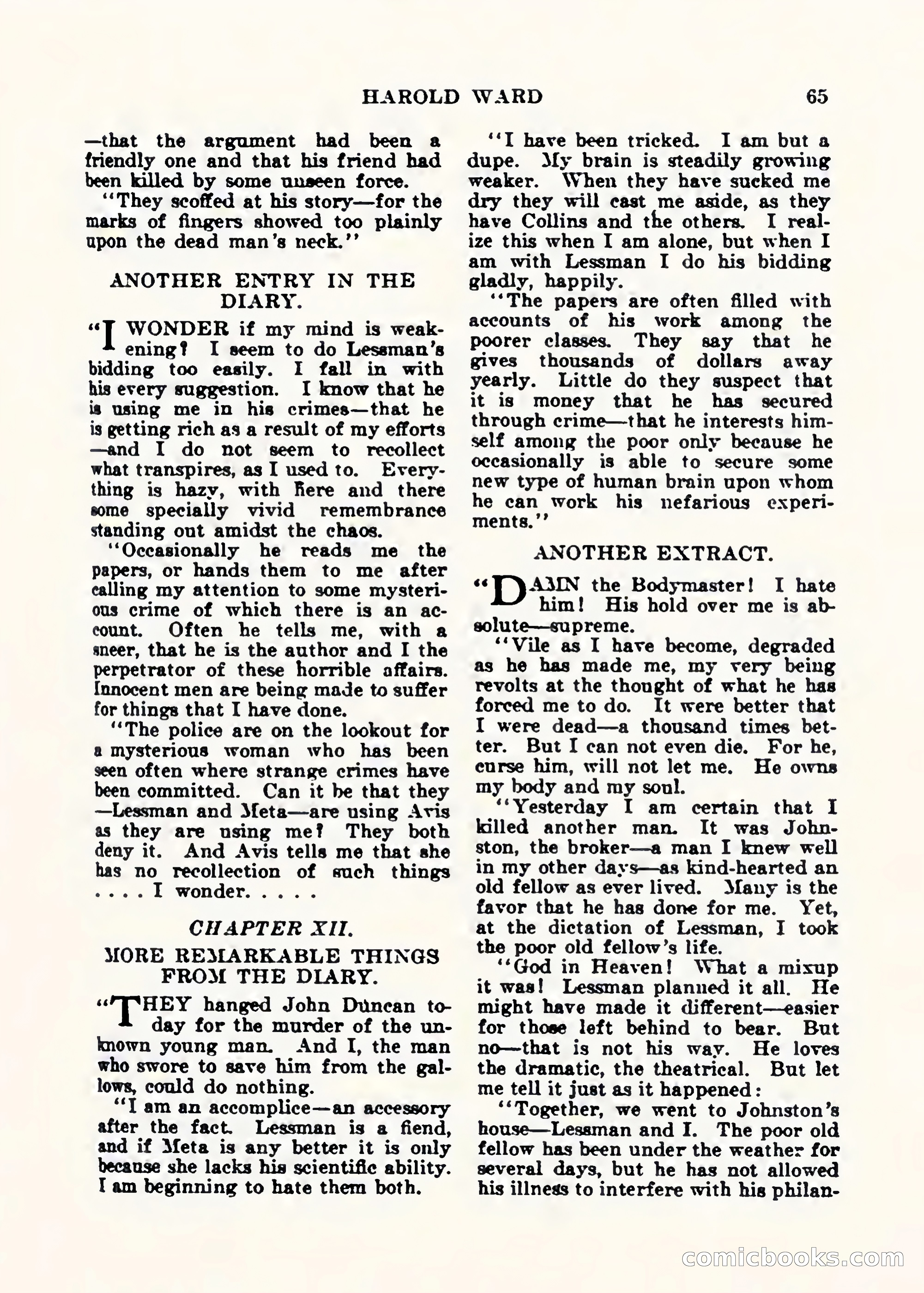 Weird Tales, Vol. 1, No. 2 — page 66 of 194