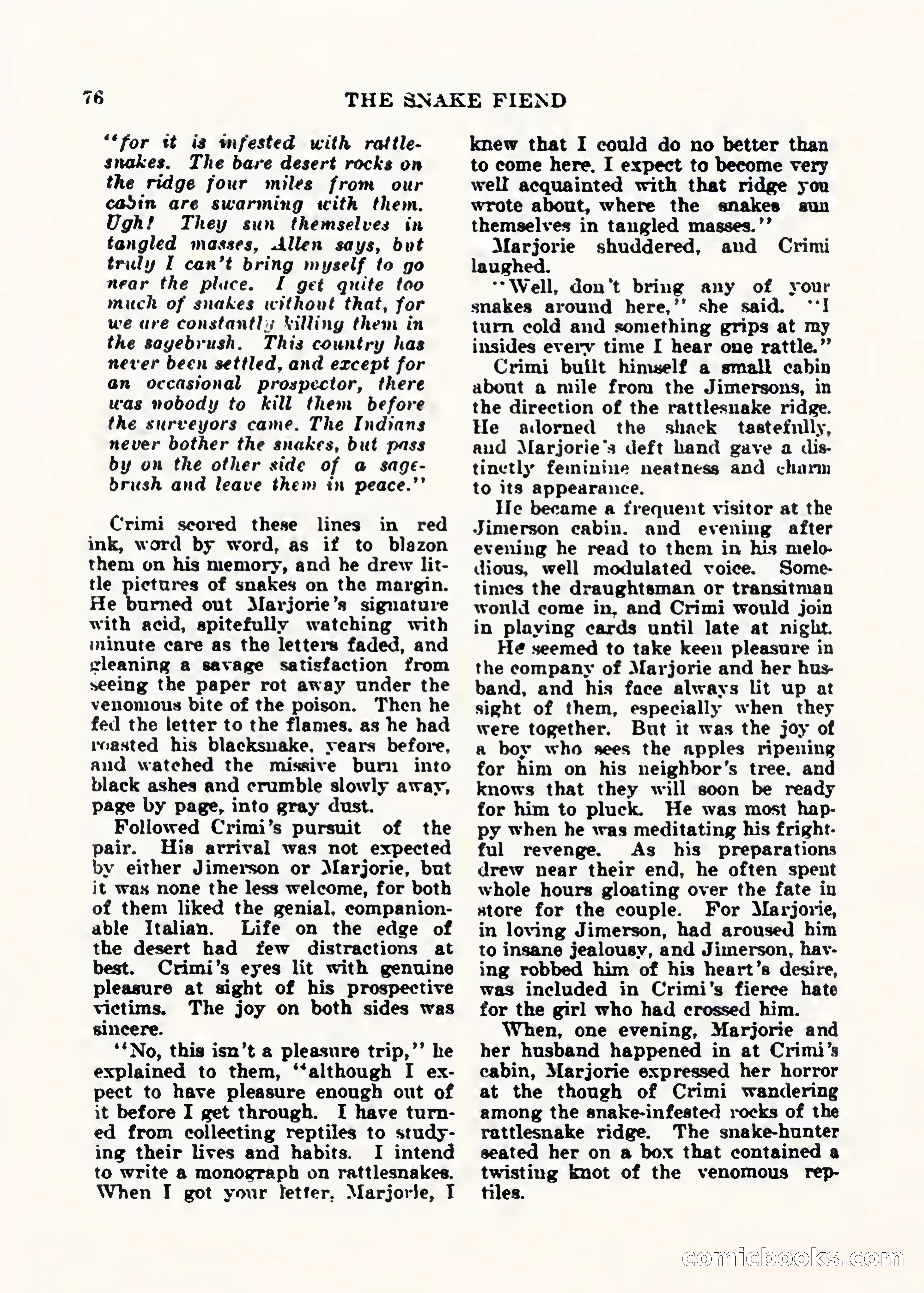 Weird Tales, Vol. 1, No. 2 — page 77 of 194