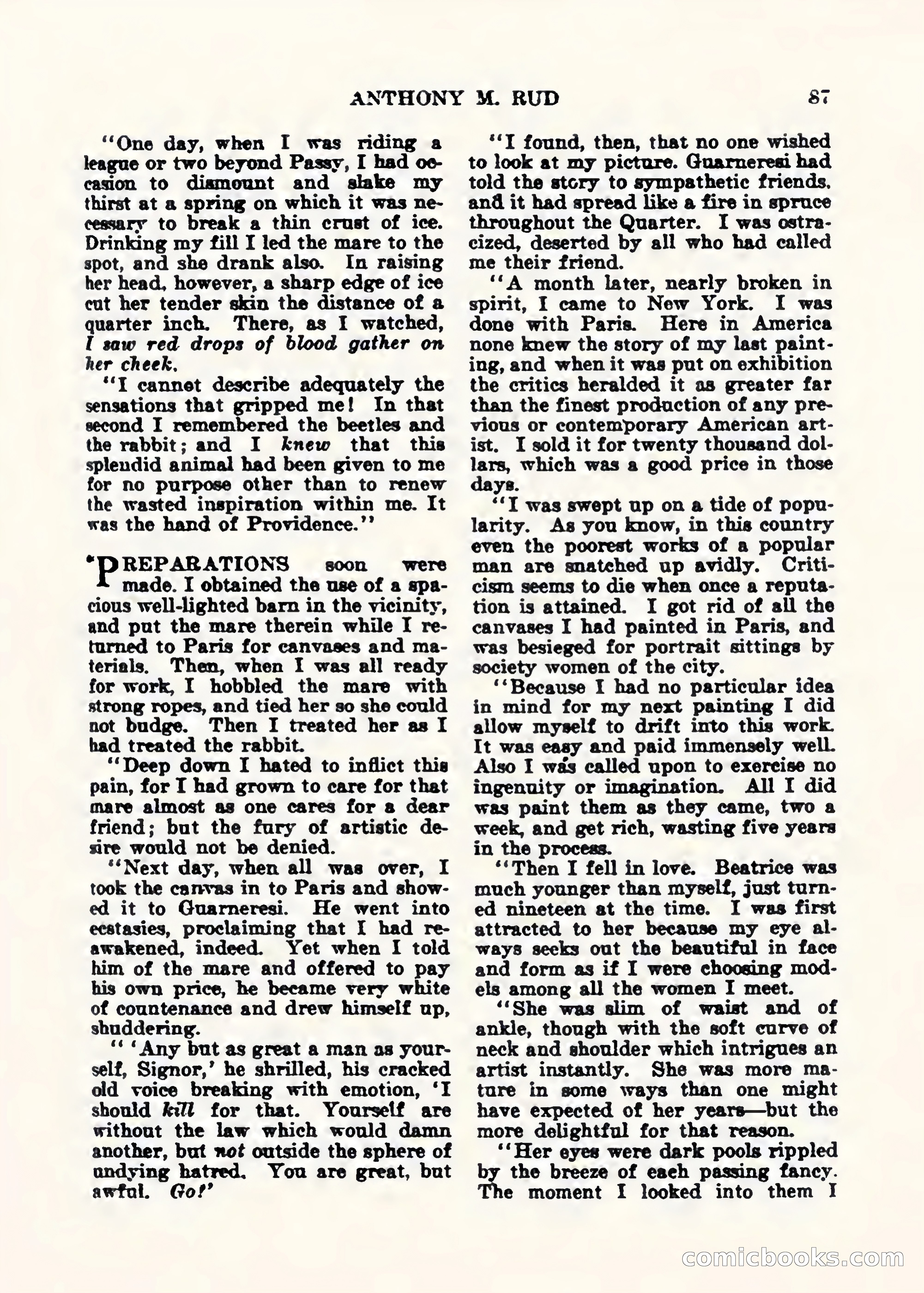 Weird Tales, Vol. 1, No. 2 — page 88 of 194