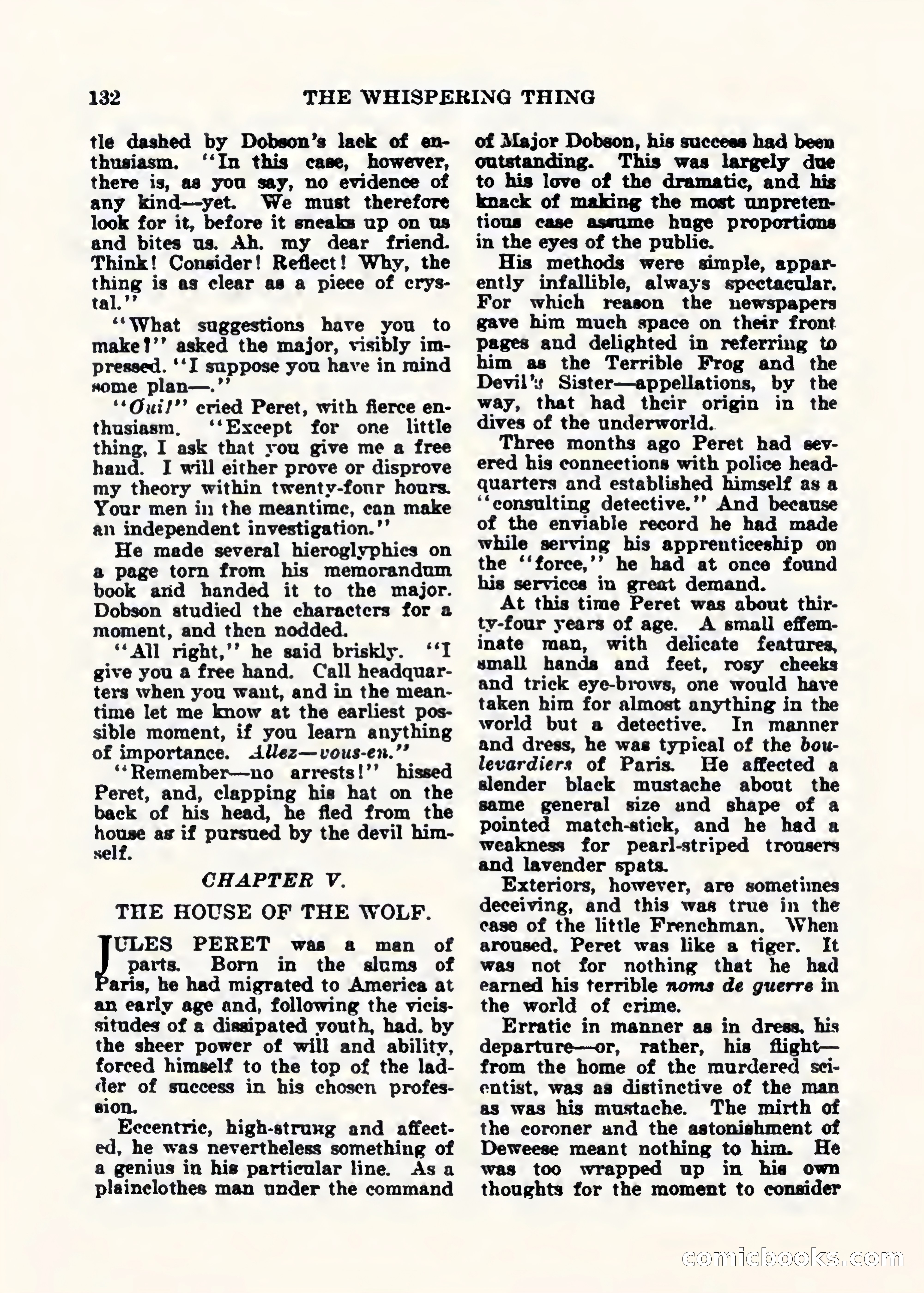 Weird Tales, Vol. 1, No. 2 — page 133 of 194