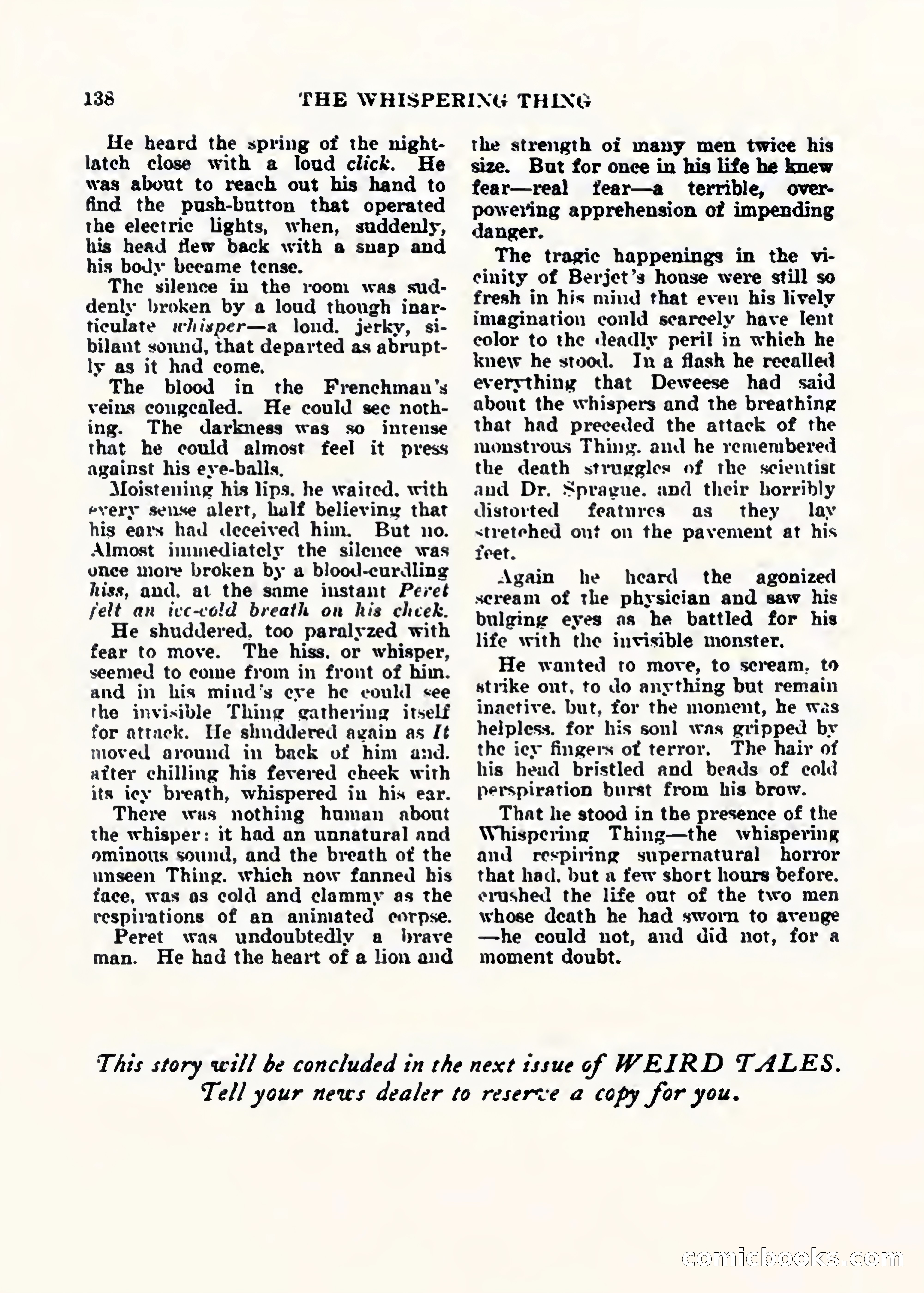 Weird Tales, Vol. 1, No. 2 — page 139 of 194