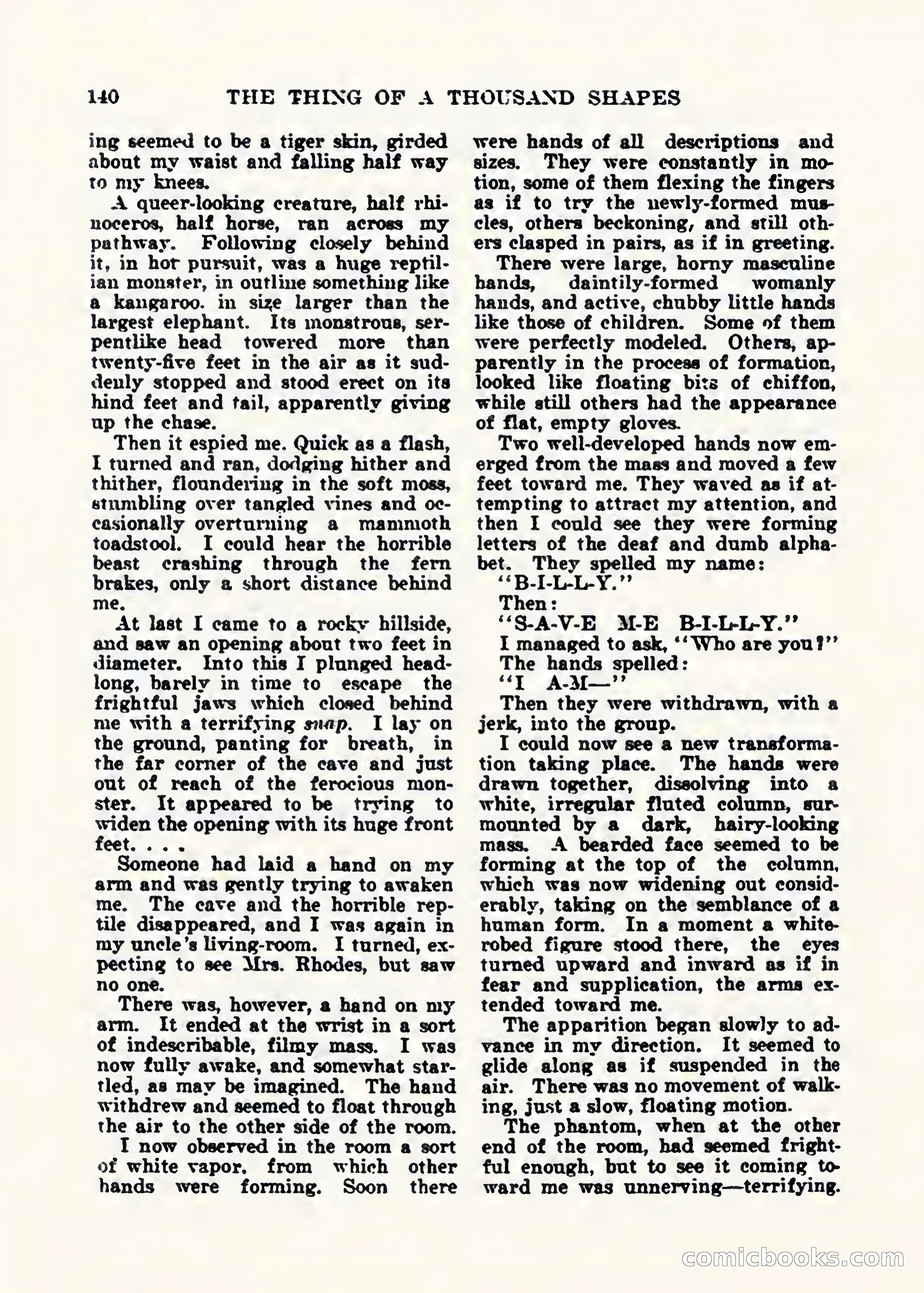 Weird Tales, Vol. 1, No. 2 — page 141 of 194