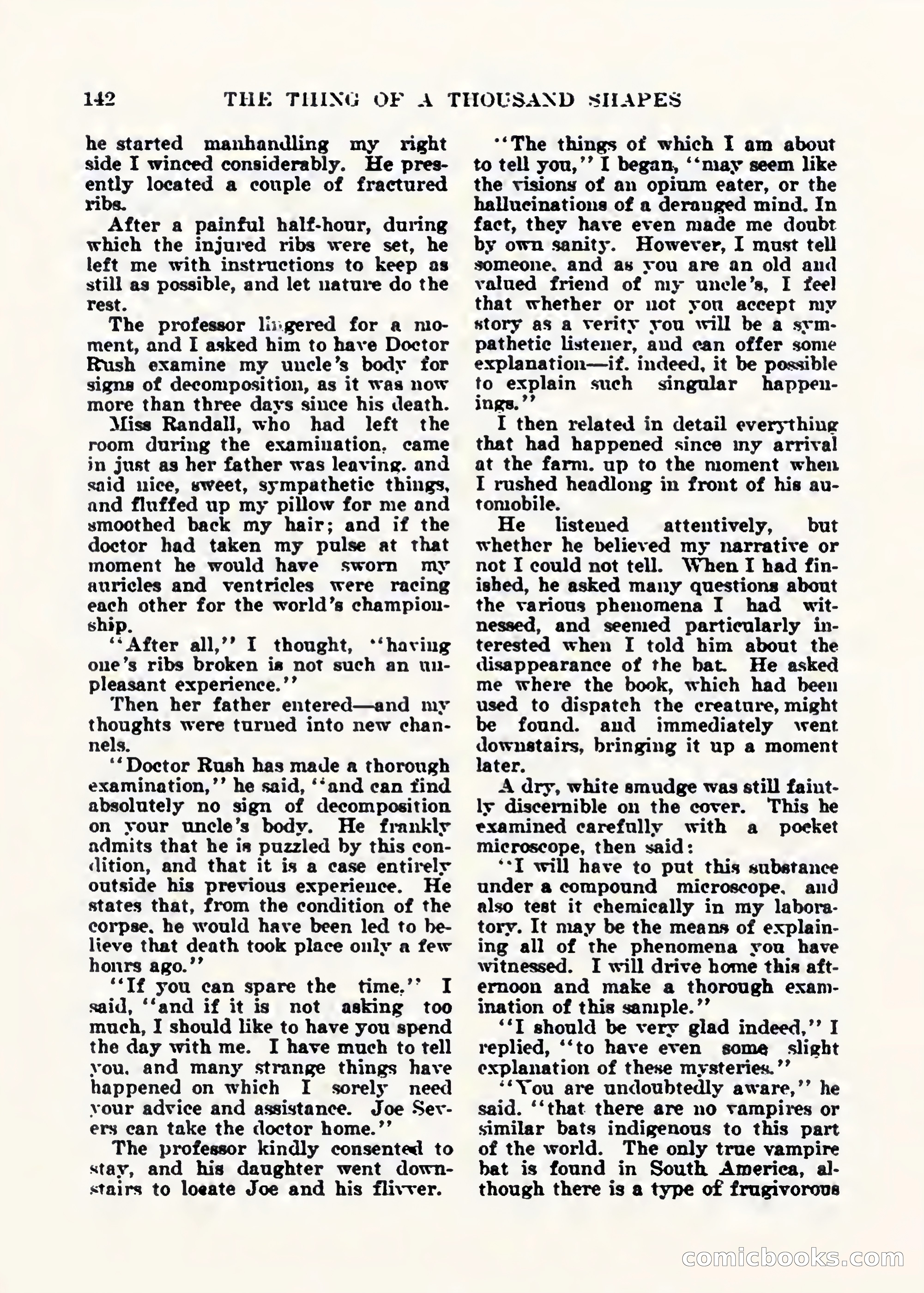 Weird Tales, Vol. 1, No. 2 — page 143 of 194