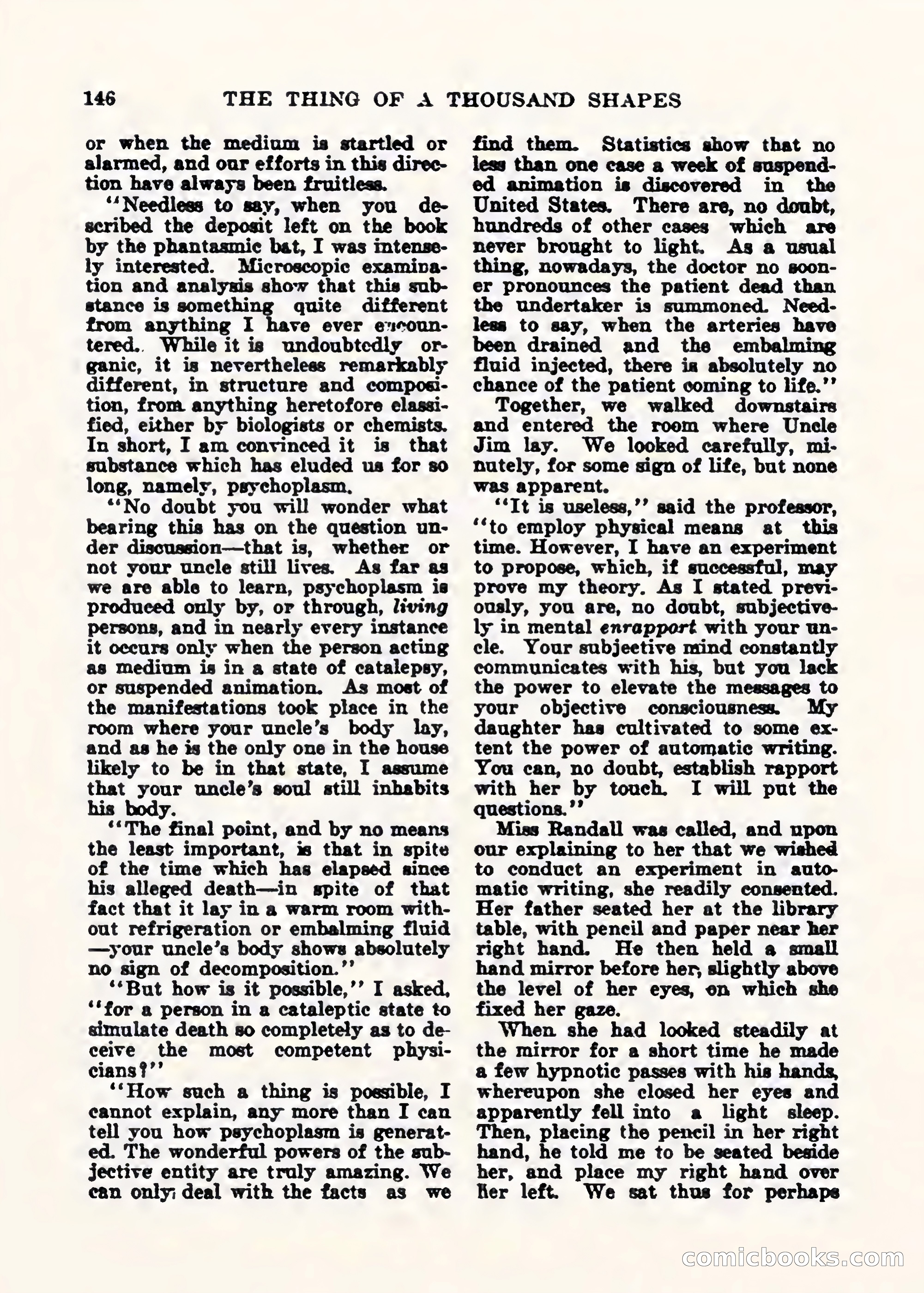 Weird Tales, Vol. 1, No. 2 — page 147 of 194