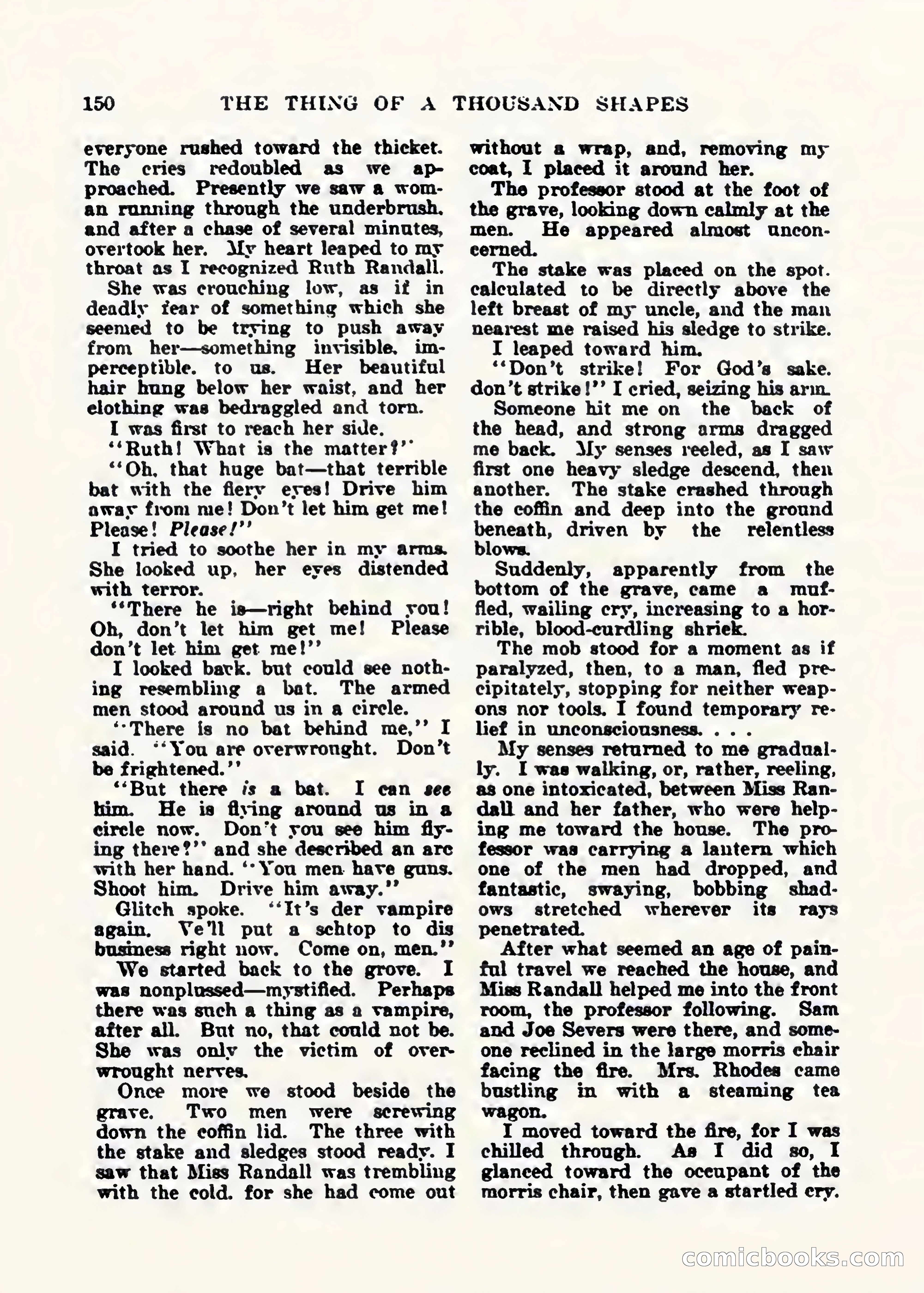 Weird Tales, Vol. 1, No. 2 — page 151 of 194