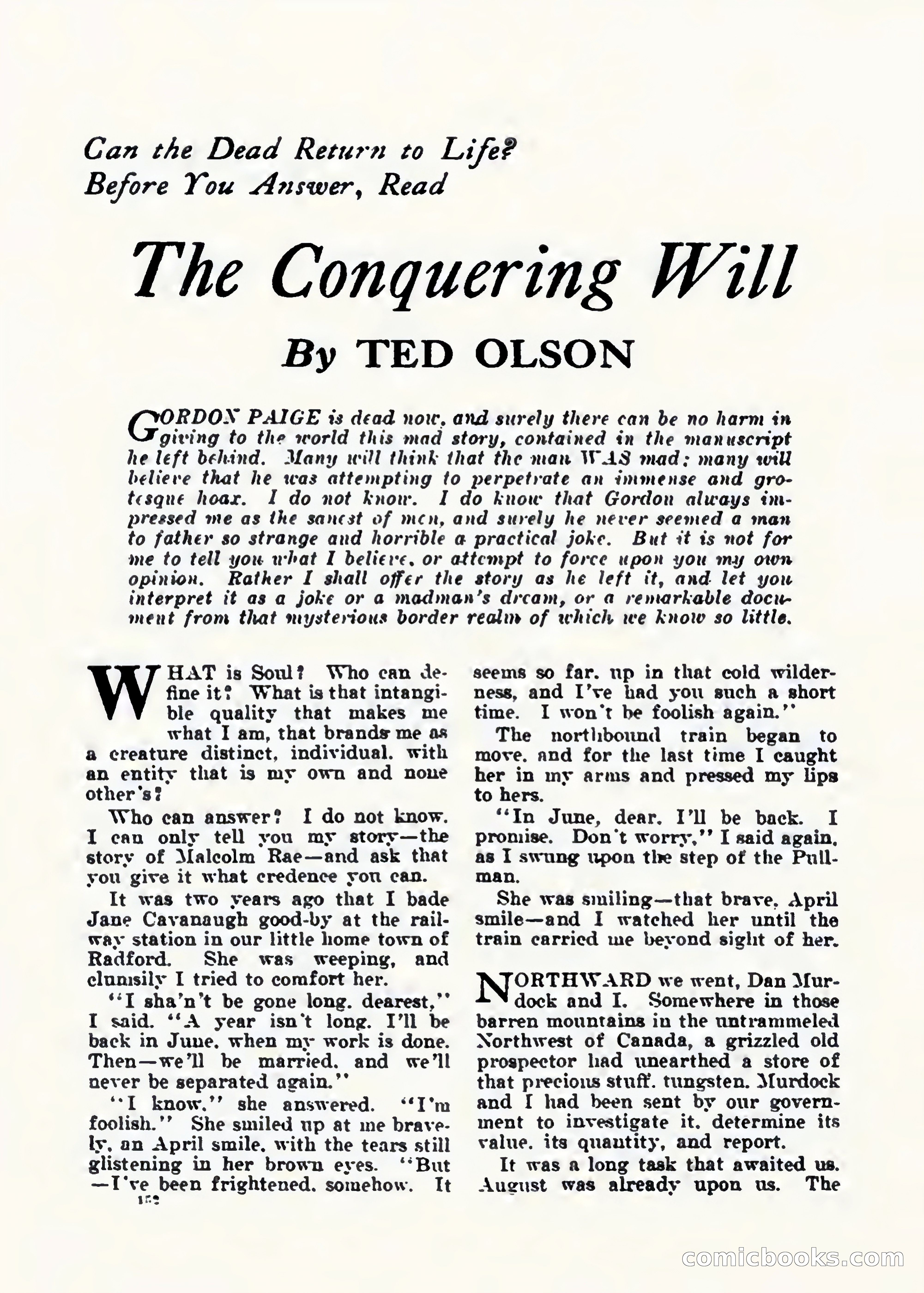 Weird Tales, Vol. 1, No. 2 — page 153 of 194