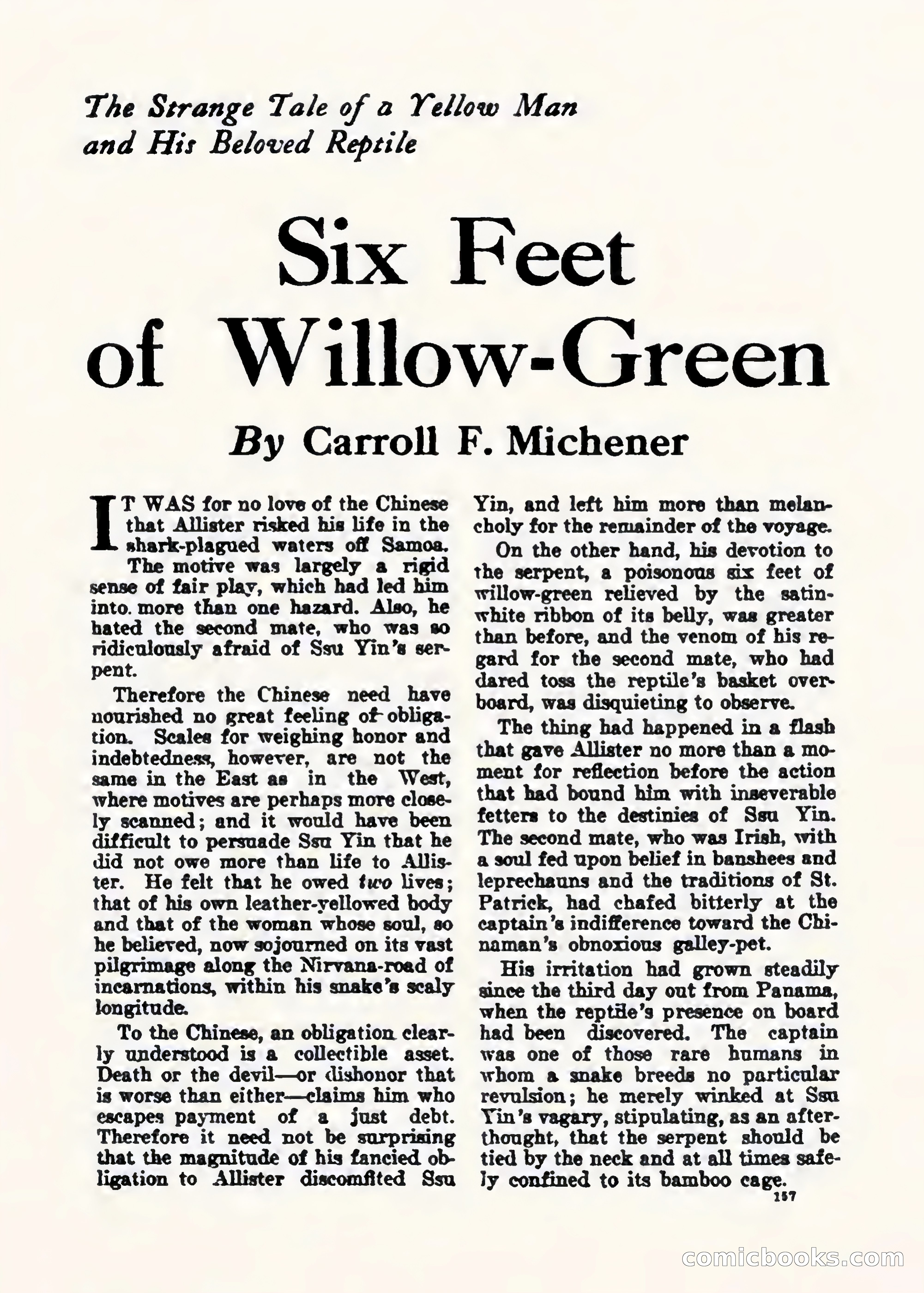 Weird Tales, Vol. 1, No. 2 — page 158 of 194
