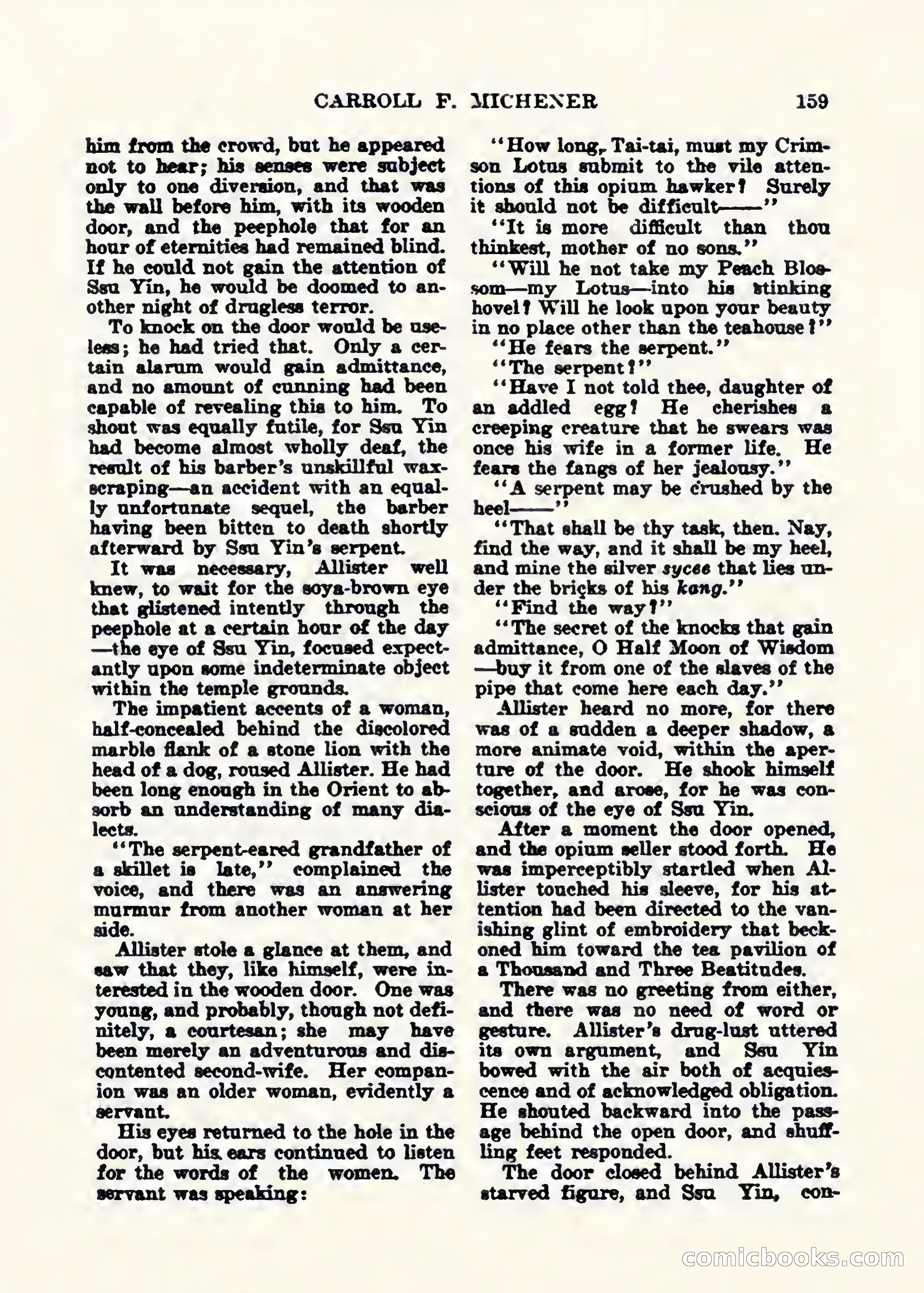 Weird Tales, Vol. 1, No. 2 — page 160 of 194