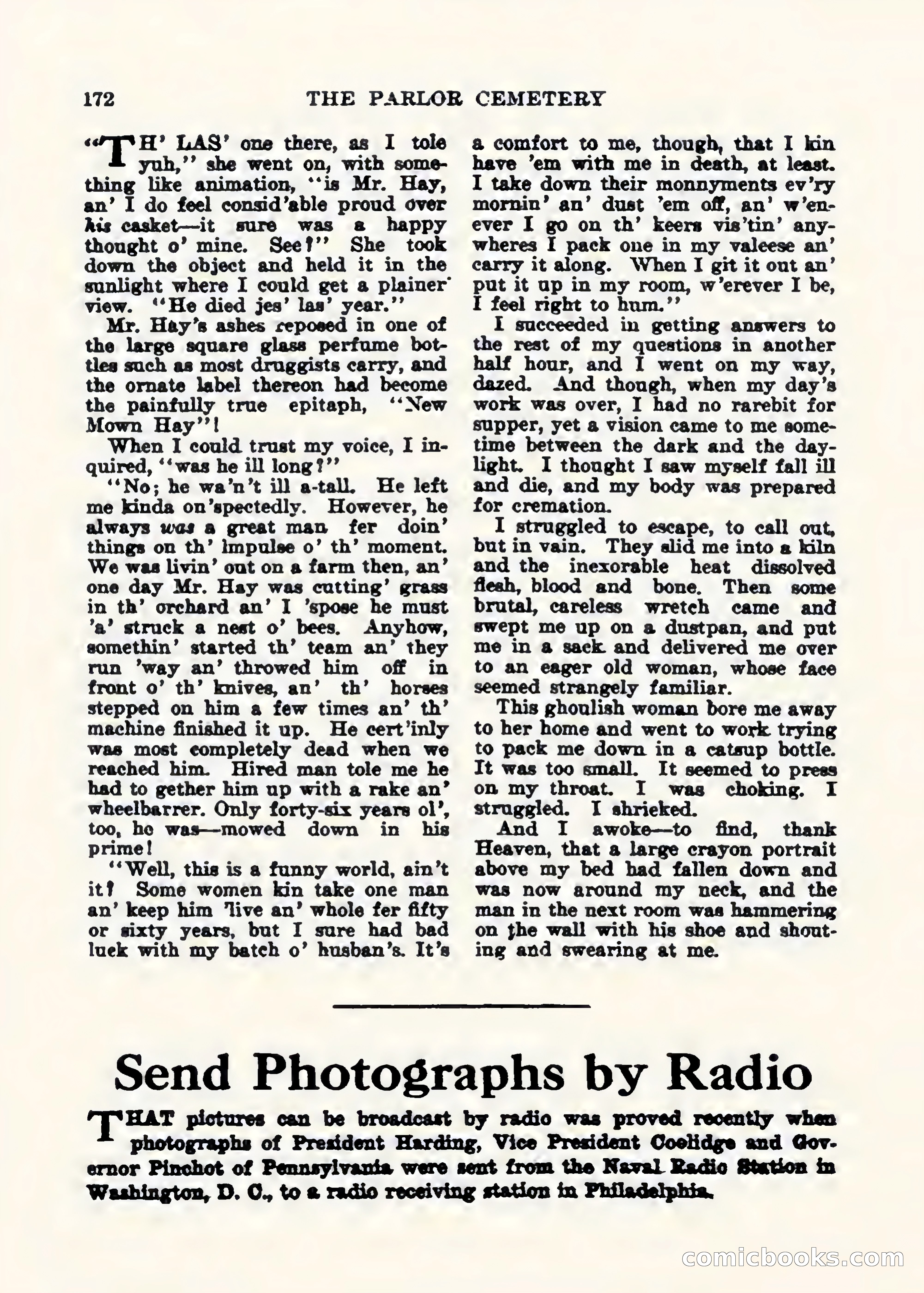 Weird Tales, Vol. 1, No. 2 — page 173 of 194