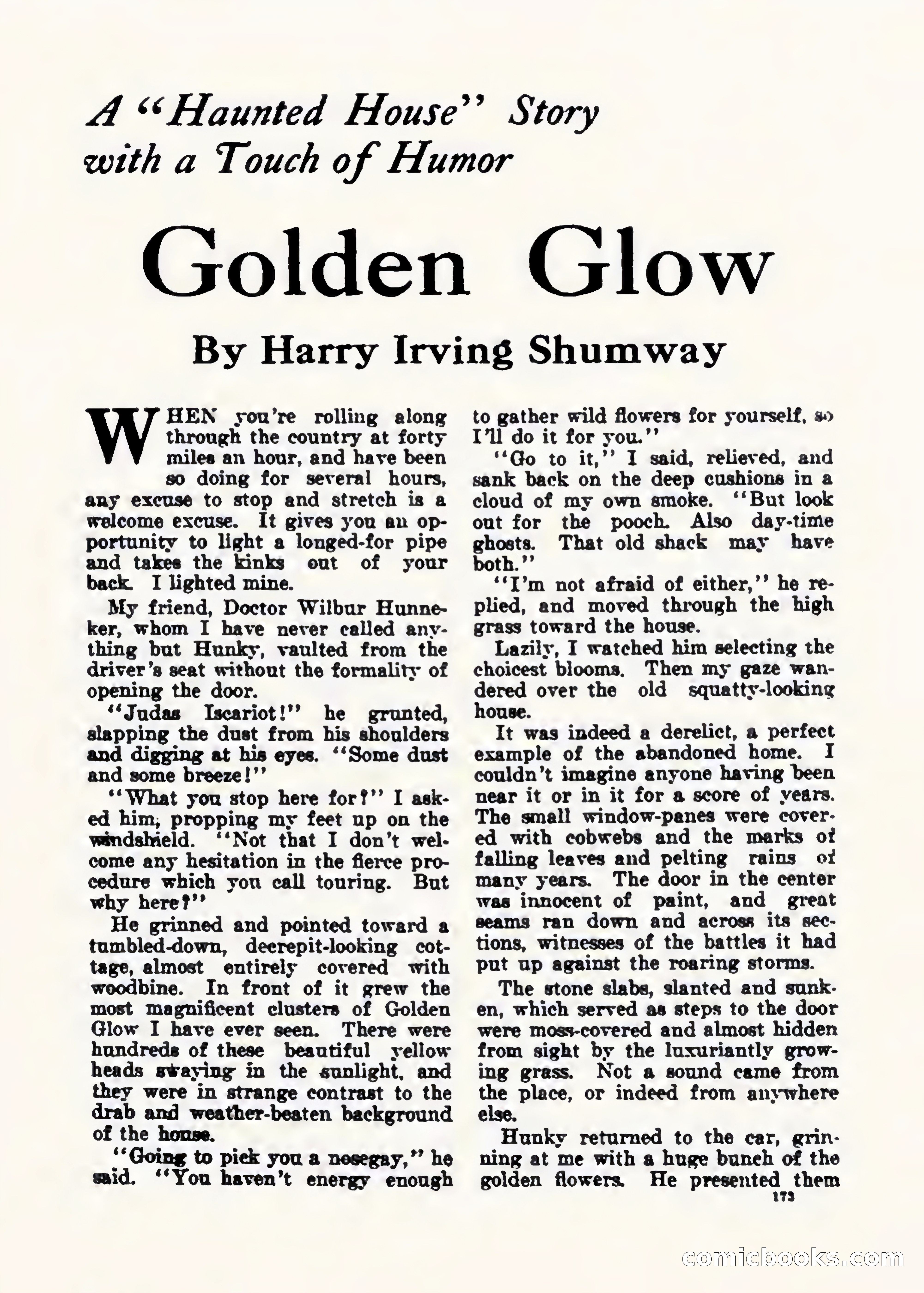 Weird Tales, Vol. 1, No. 2 — page 174 of 194