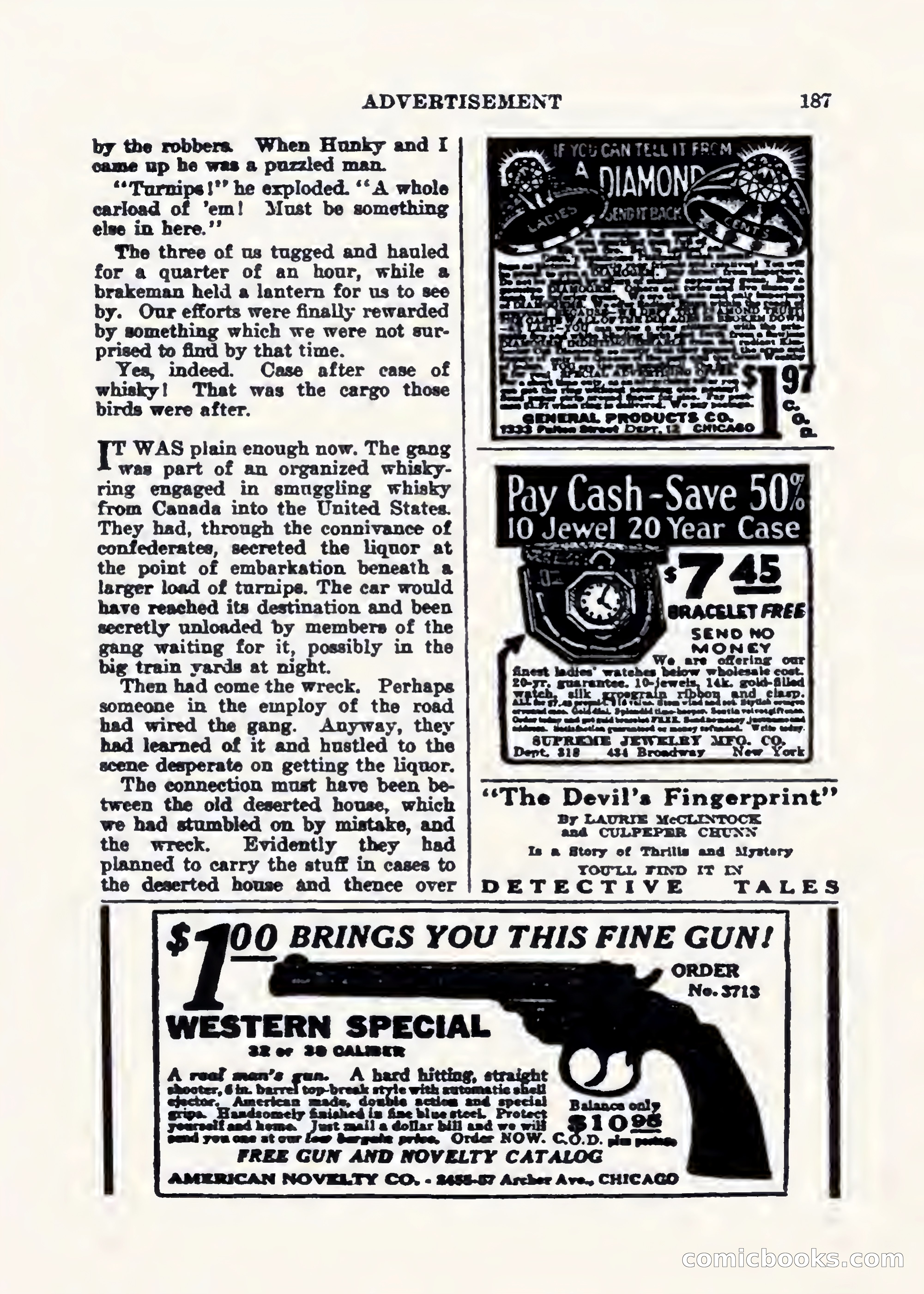Weird Tales, Vol. 1, No. 2 — page 188 of 194