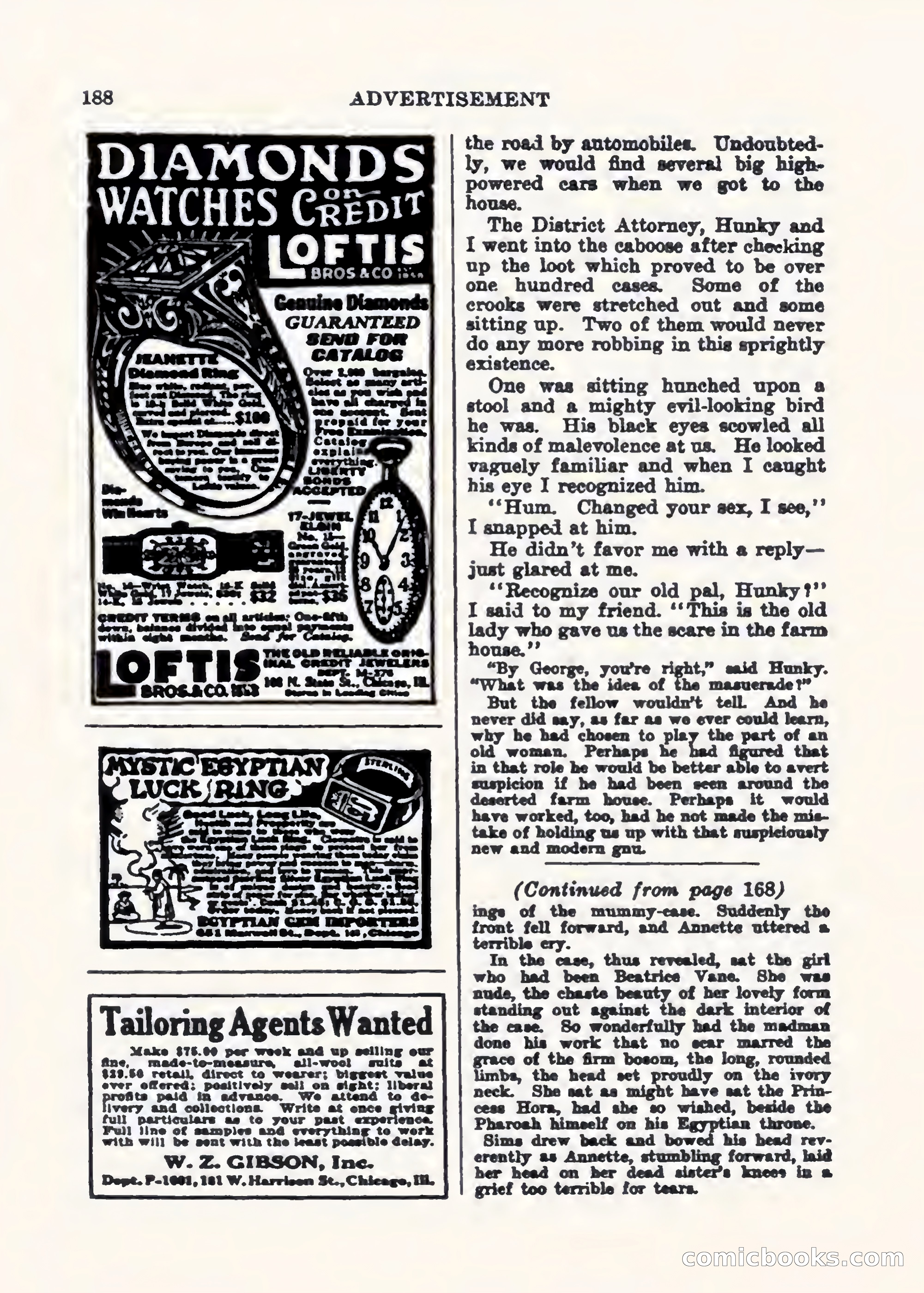 Weird Tales, Vol. 1, No. 2 — page 189 of 194