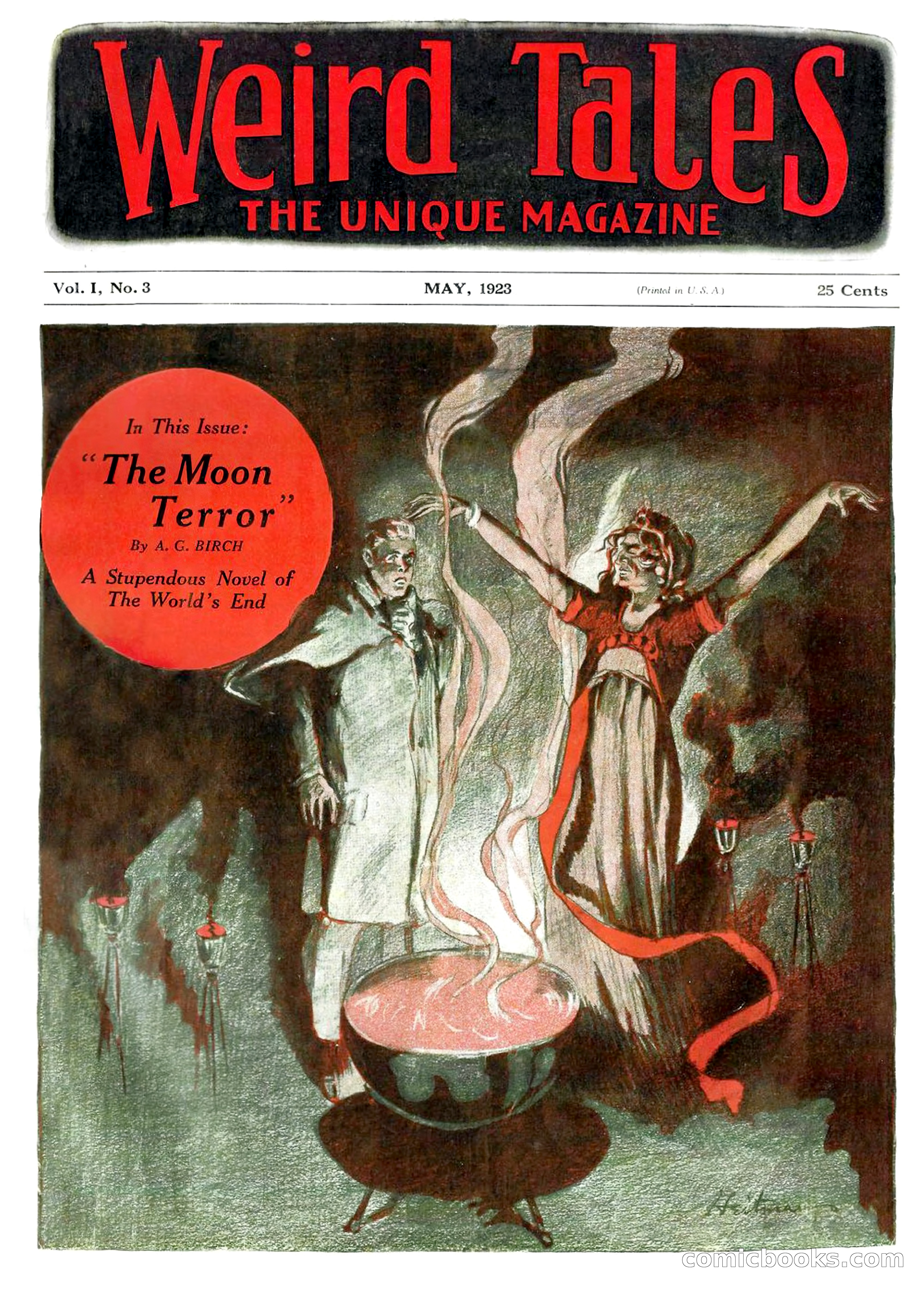 Weird Tales, Vol. 1, No. 3 — page 1 of 122
