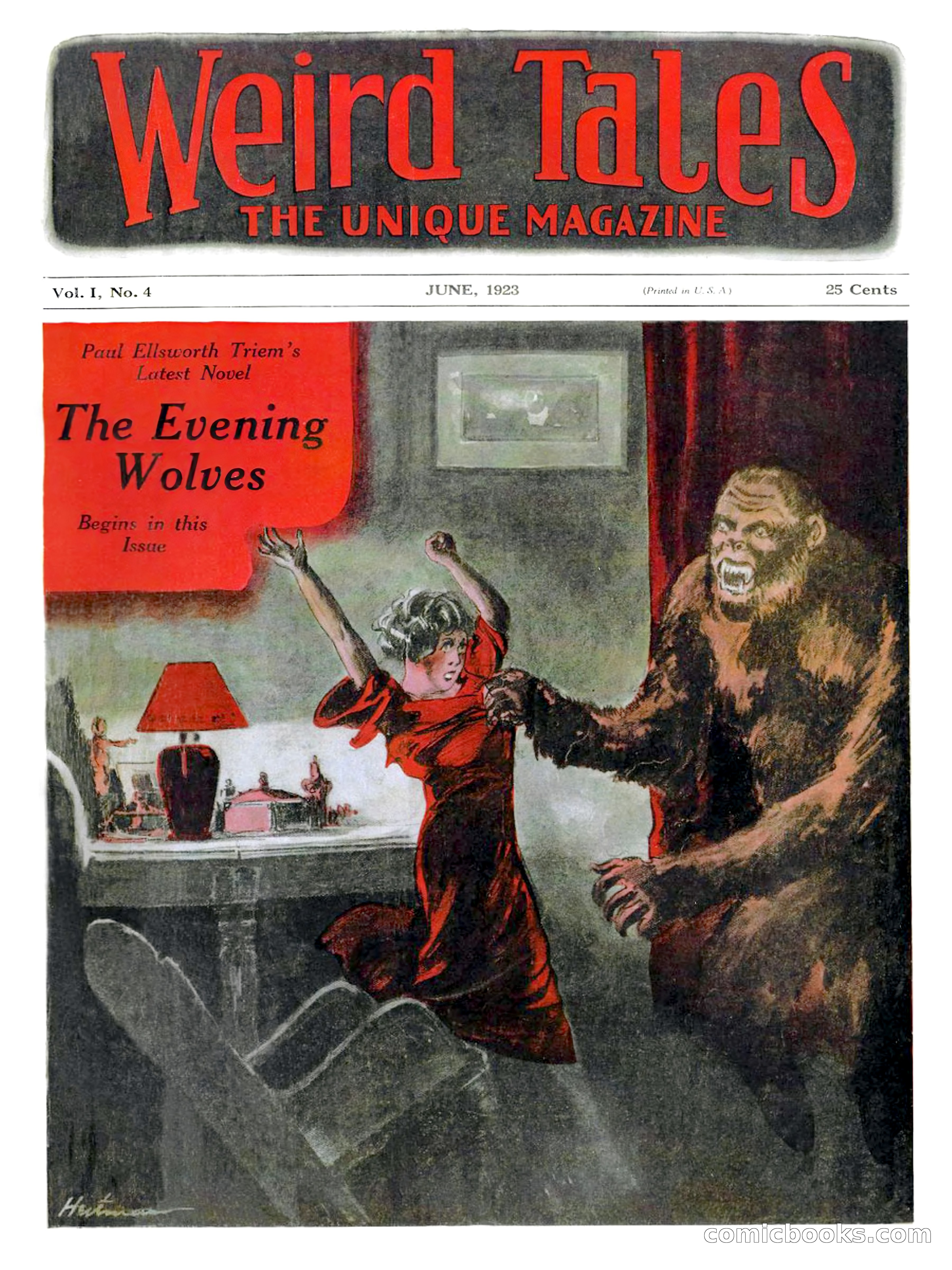 Weird Tales, Vol. 1, No. 4 — page 1 of 122