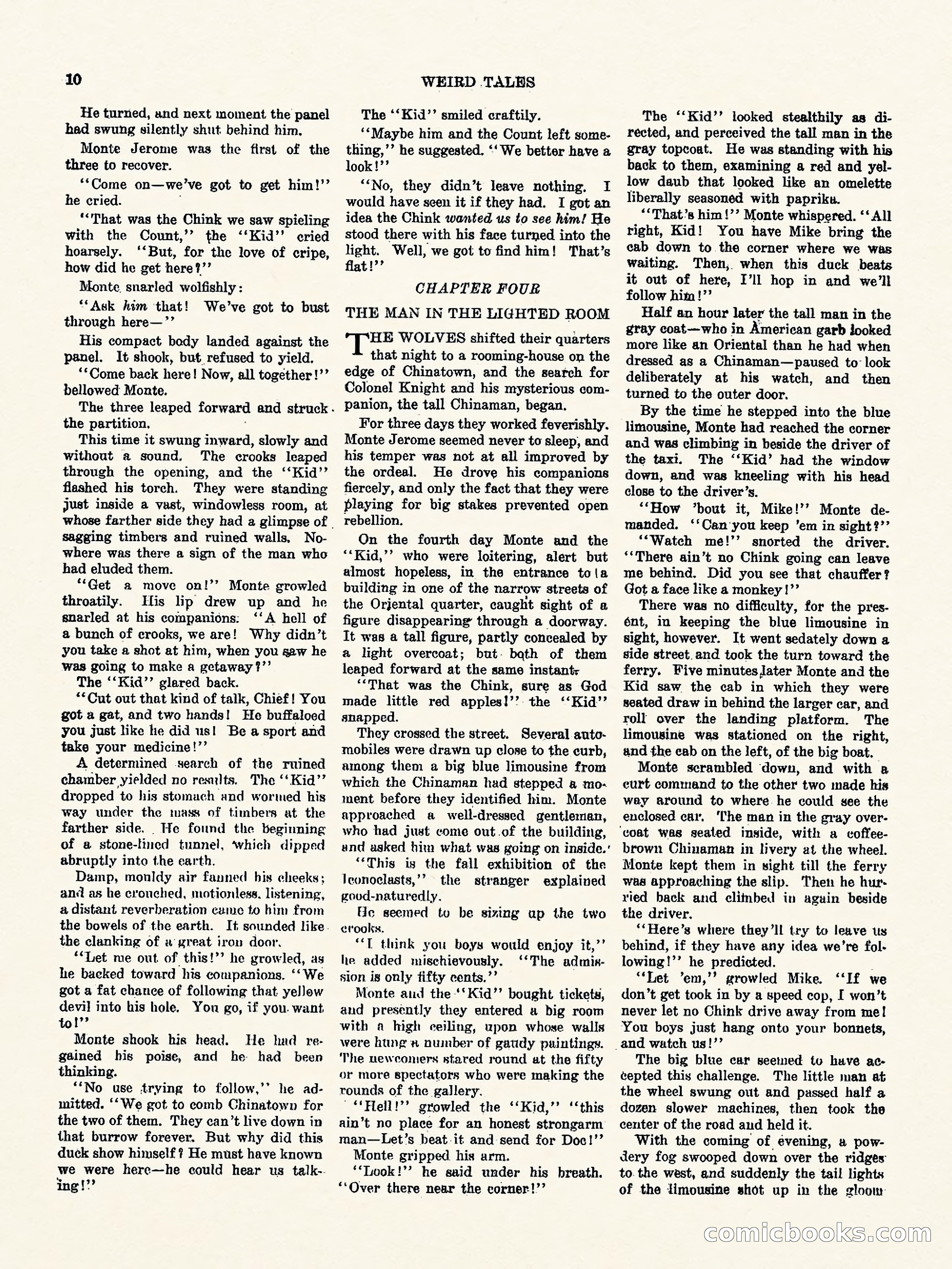 Weird Tales, Vol. 1, No. 4 — page 11 of 122