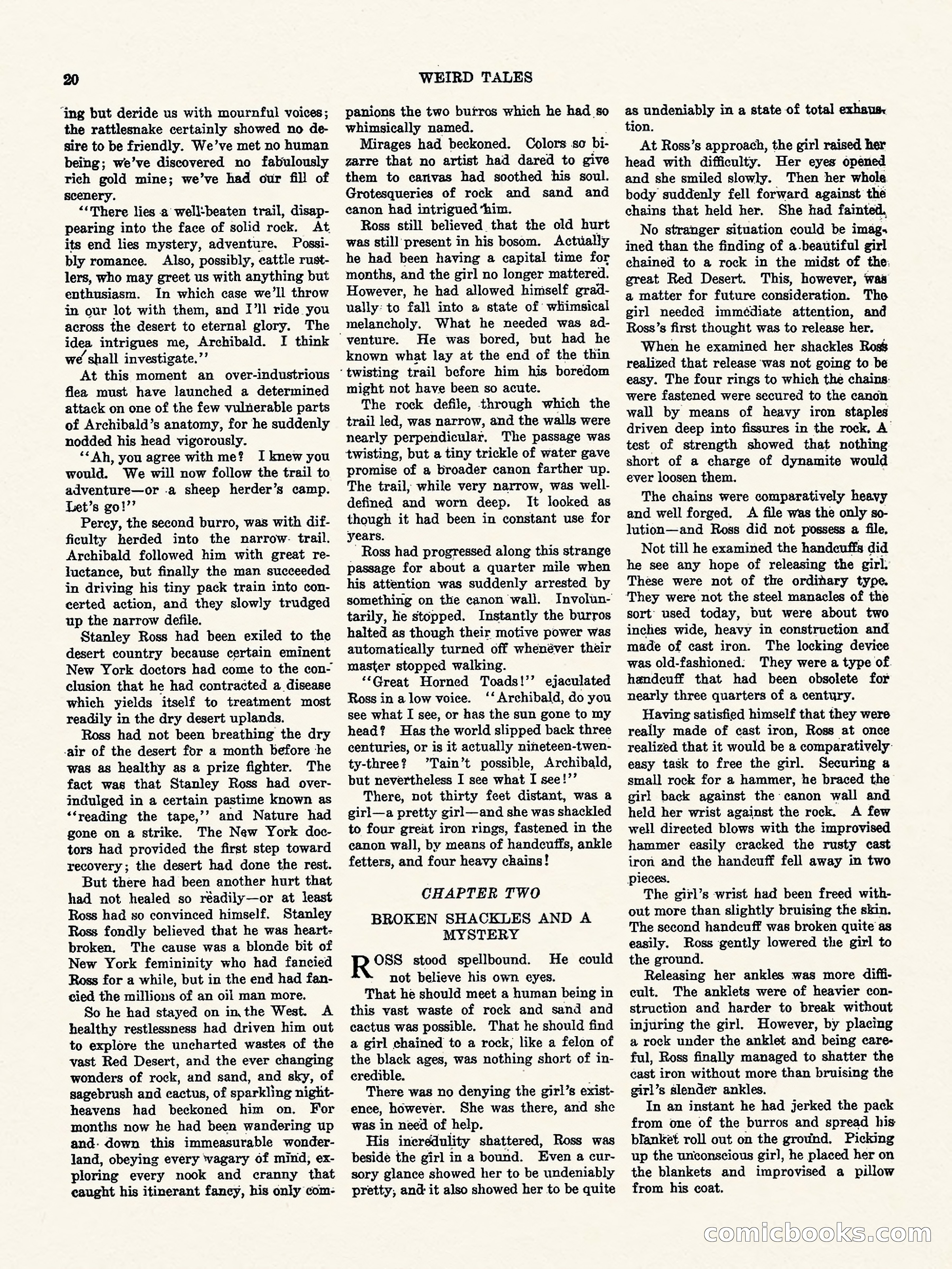 Weird Tales, Vol. 1, No. 4 — page 21 of 122