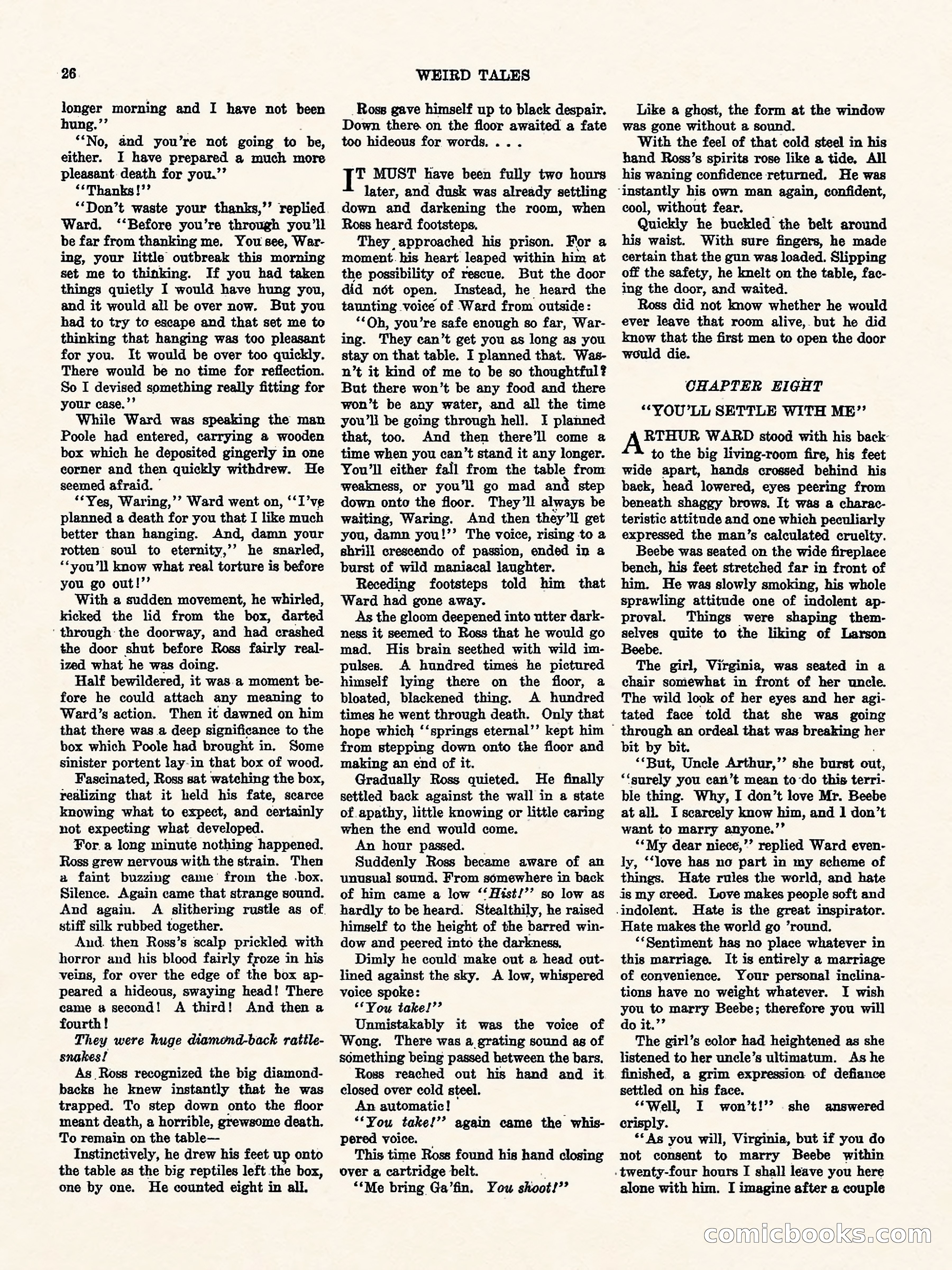 Weird Tales, Vol. 1, No. 4 — page 27 of 122