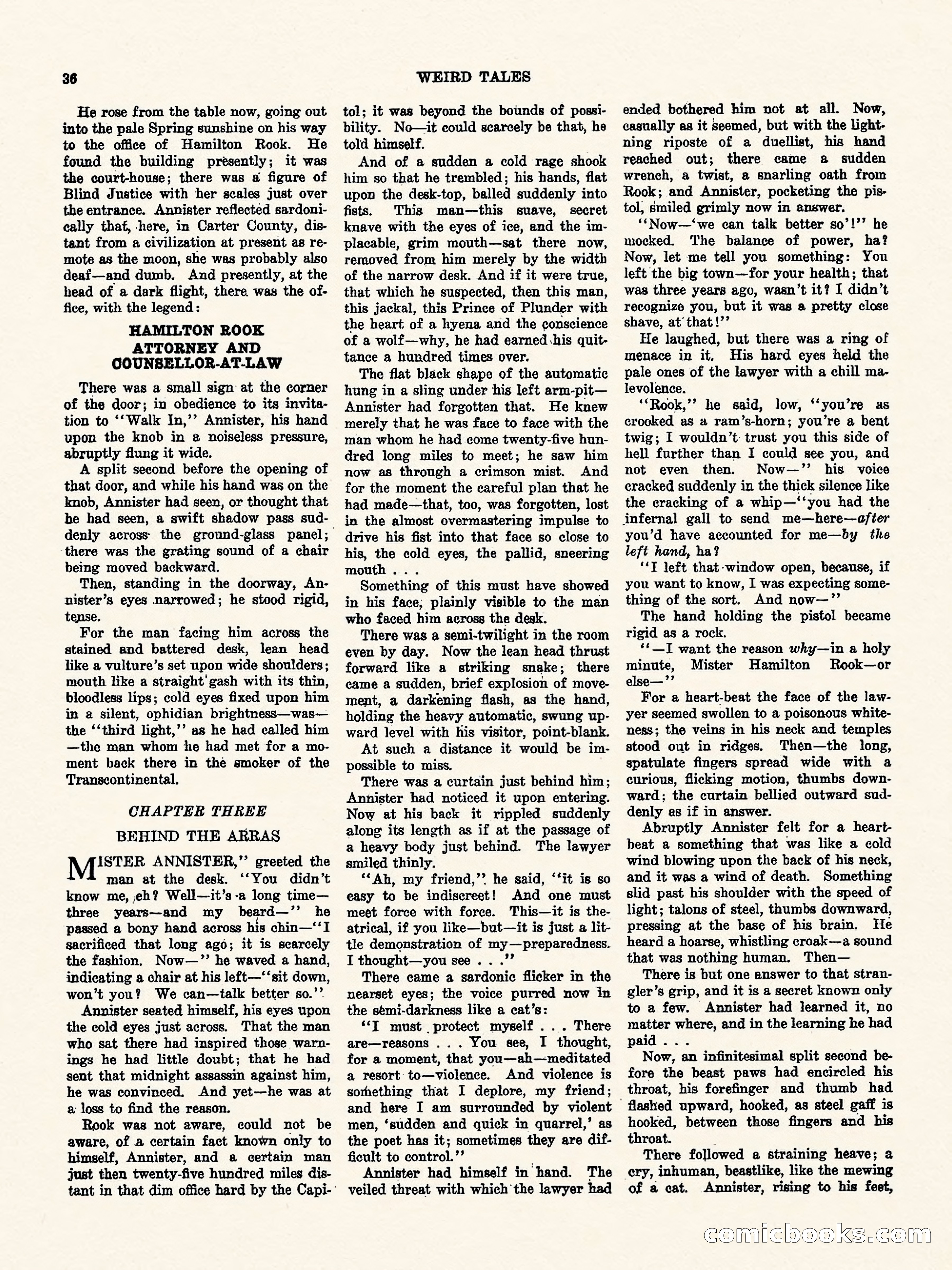 Weird Tales, Vol. 1, No. 4 — page 37 of 122