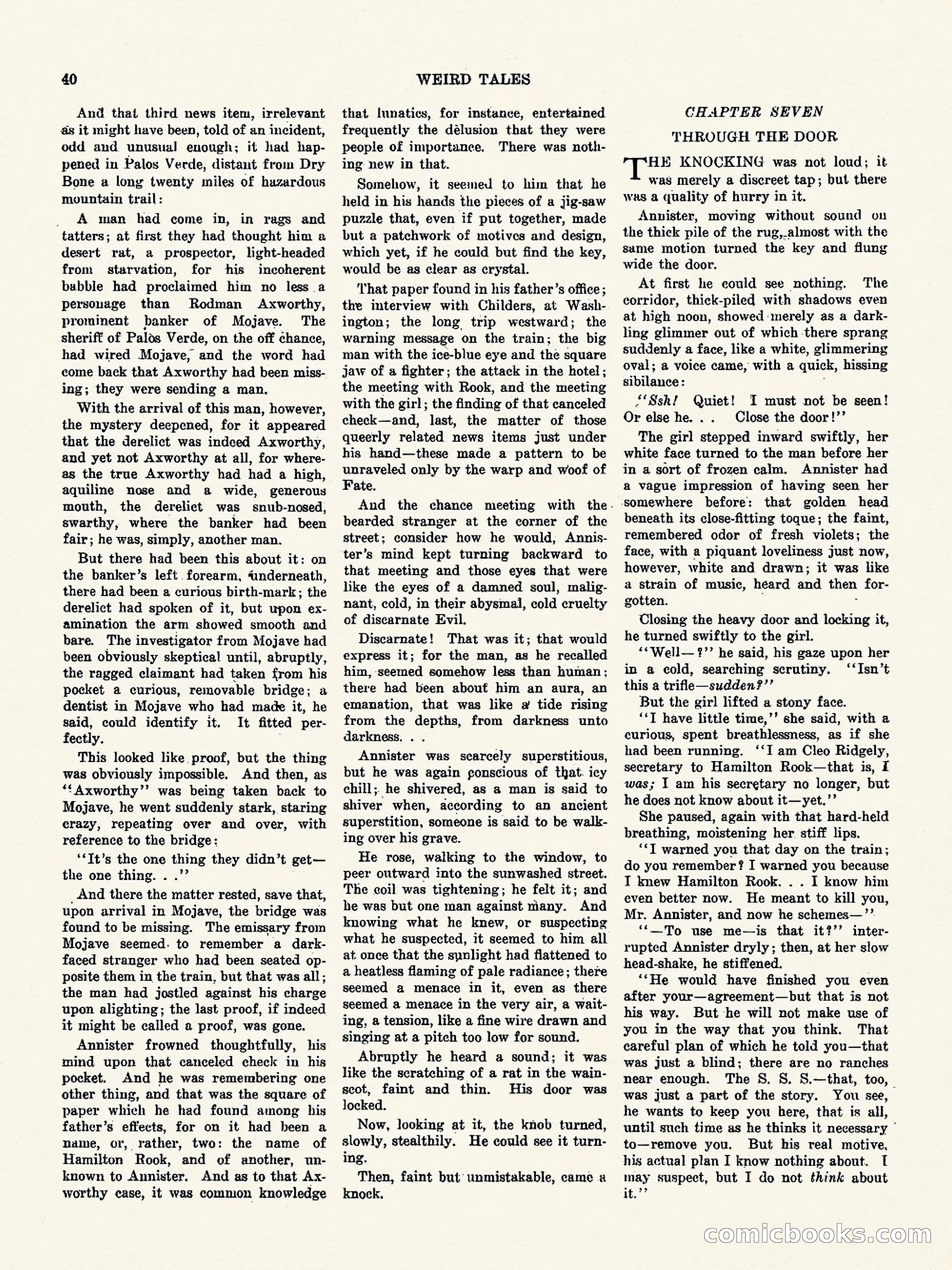 Weird Tales, Vol. 1, No. 4 — page 41 of 122