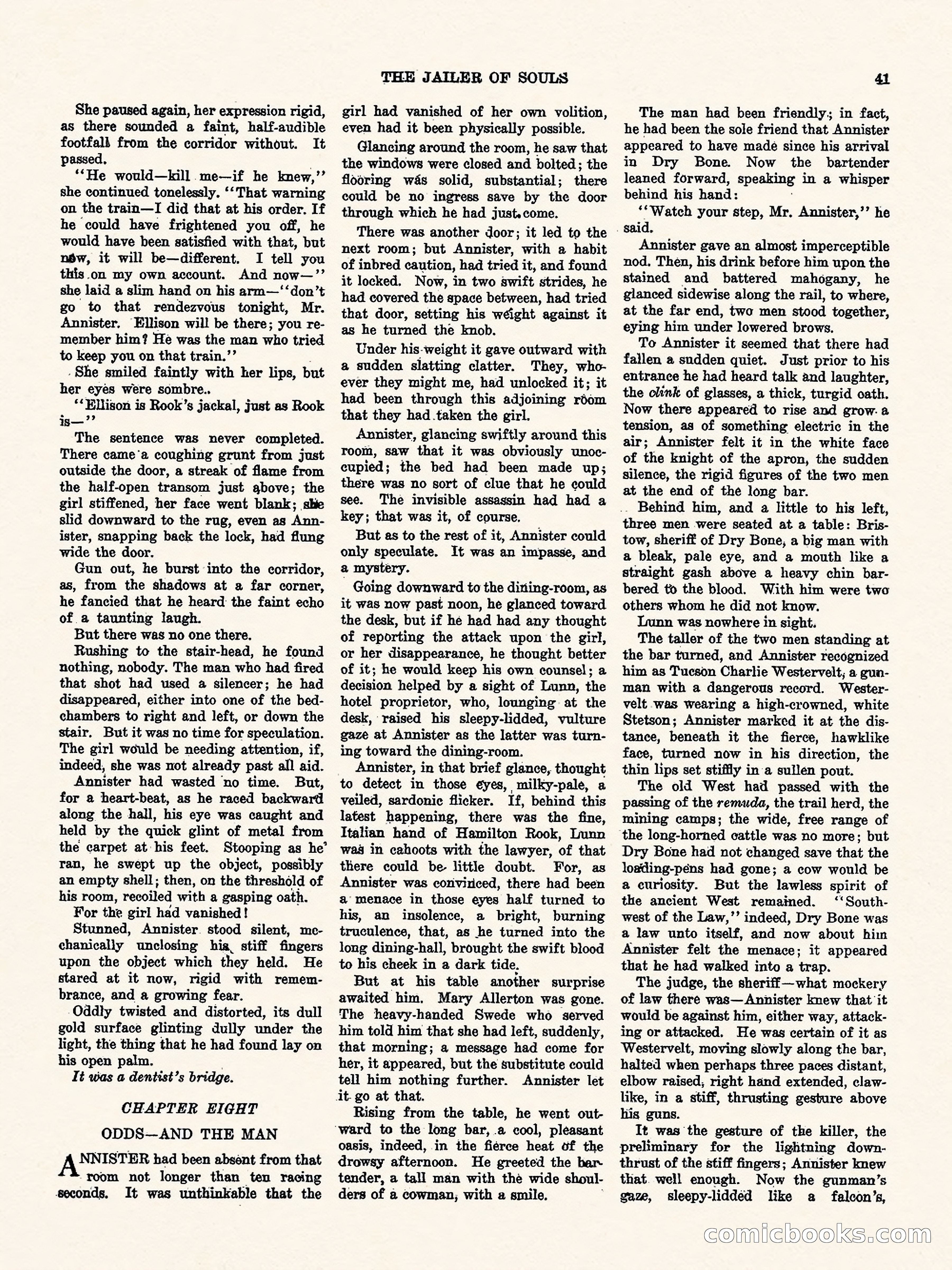 Weird Tales, Vol. 1, No. 4 — page 42 of 122