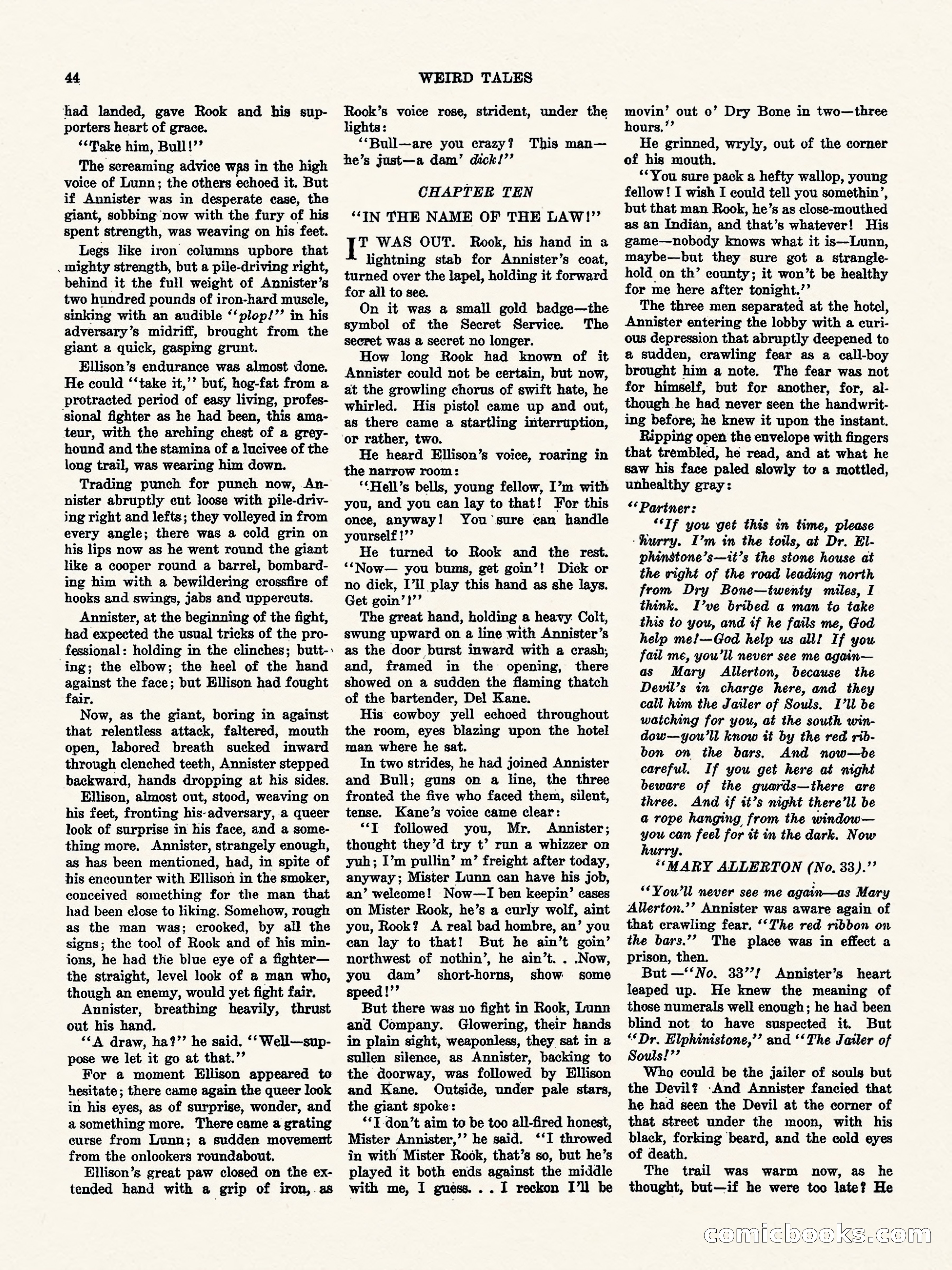 Weird Tales, Vol. 1, No. 4 — page 45 of 122