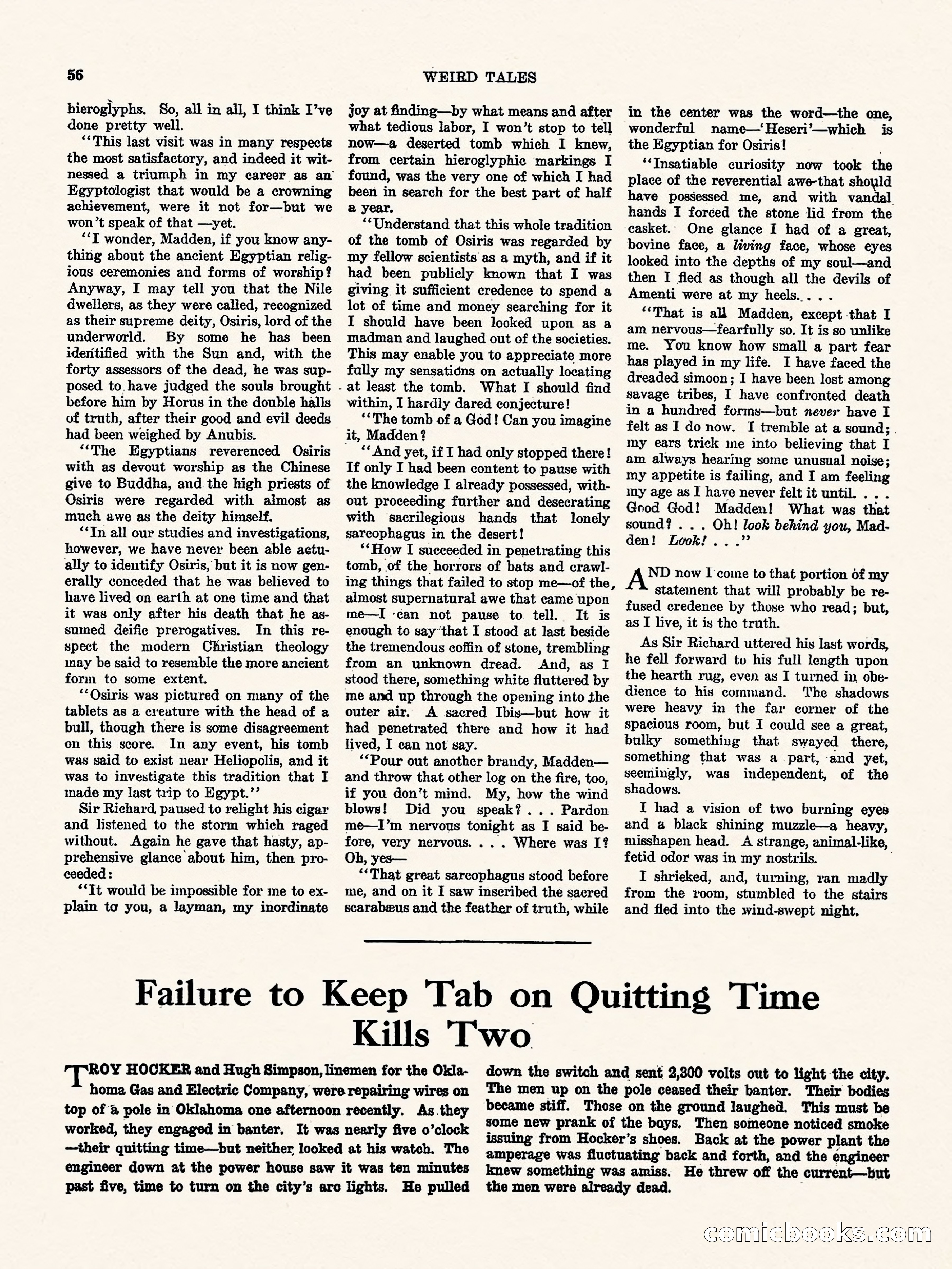 Weird Tales, Vol. 1, No. 4 — page 57 of 122