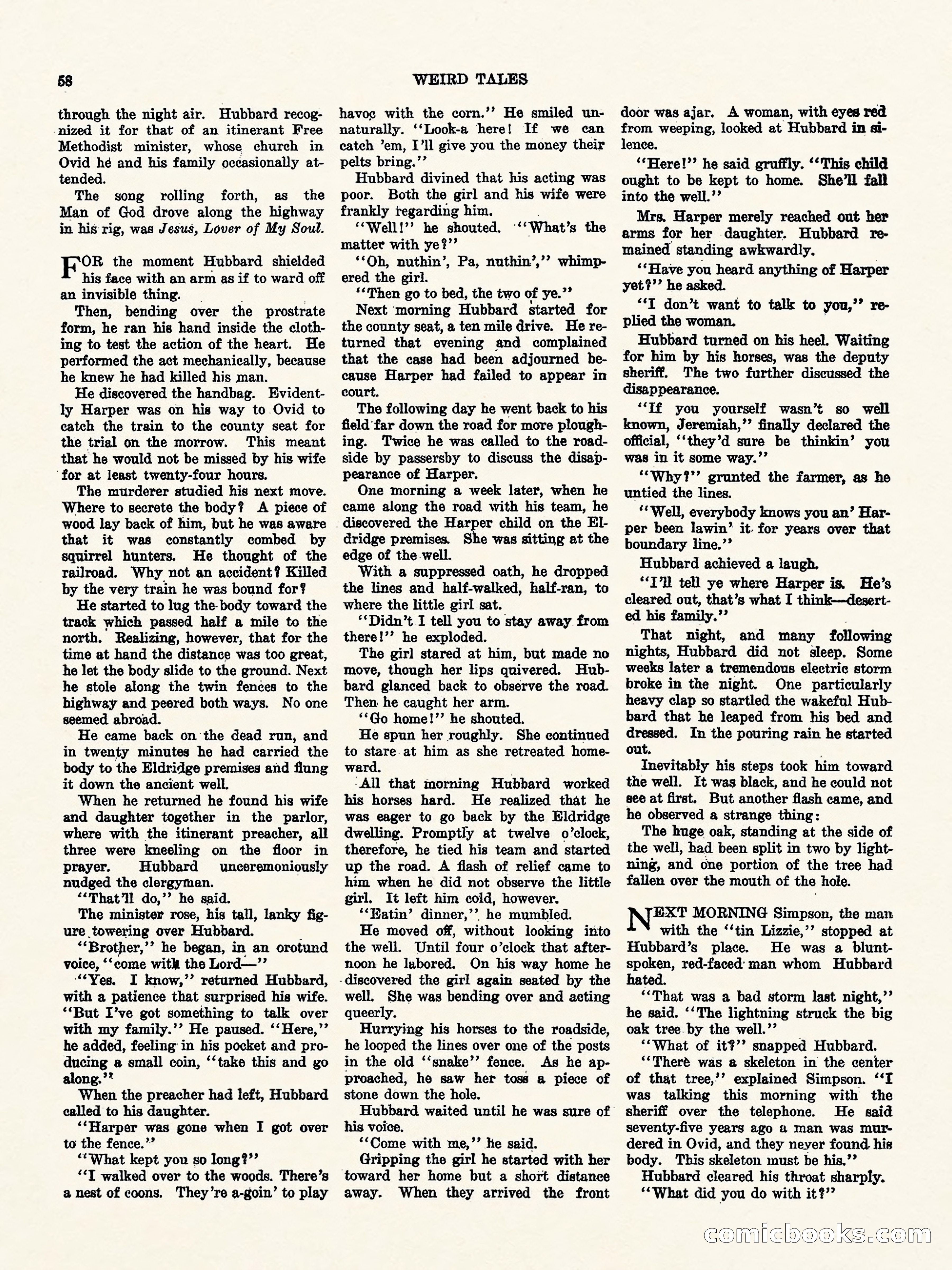 Weird Tales, Vol. 1, No. 4 — page 59 of 122