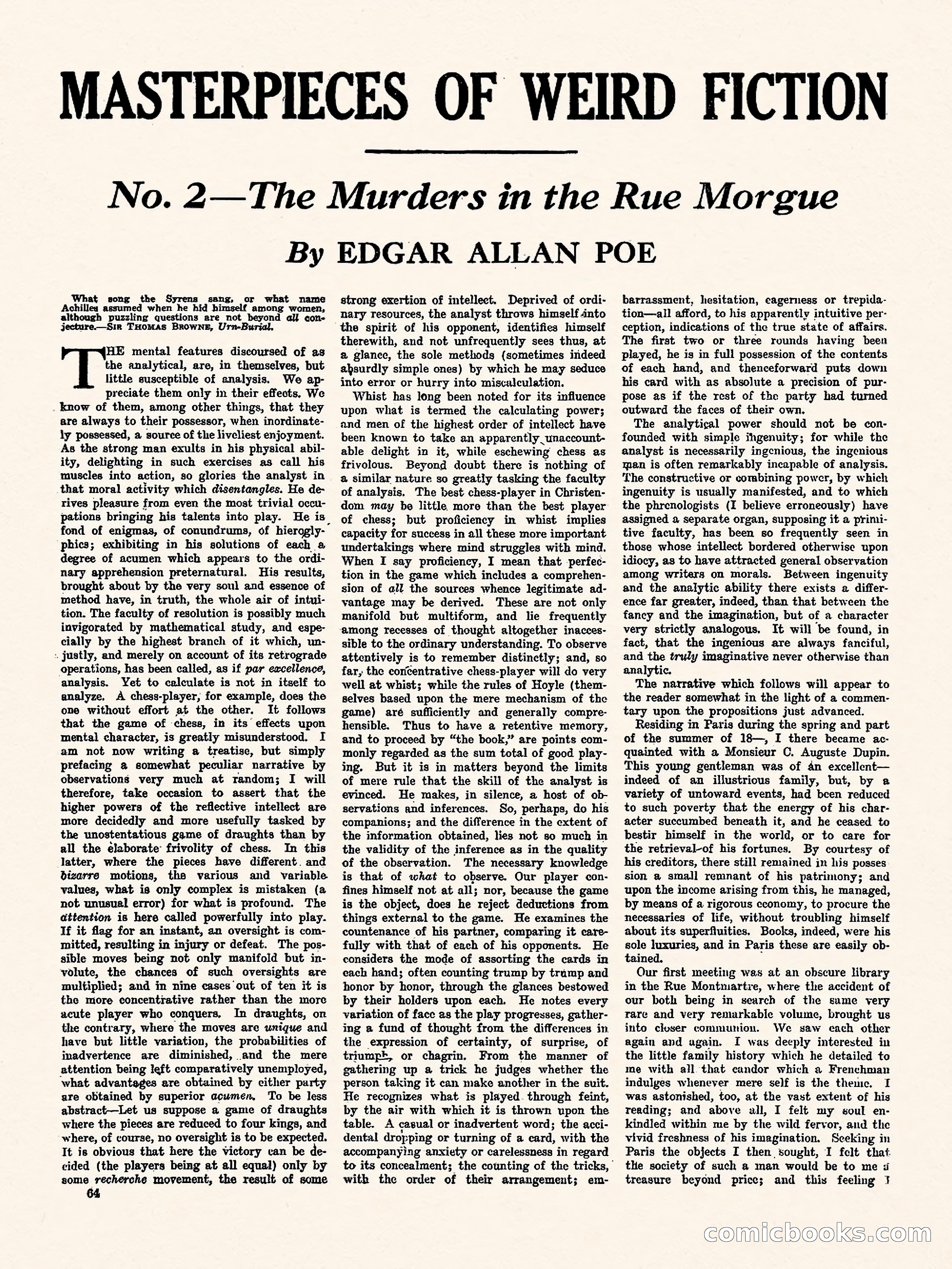 Weird Tales, Vol. 1, No. 4 — page 65 of 122